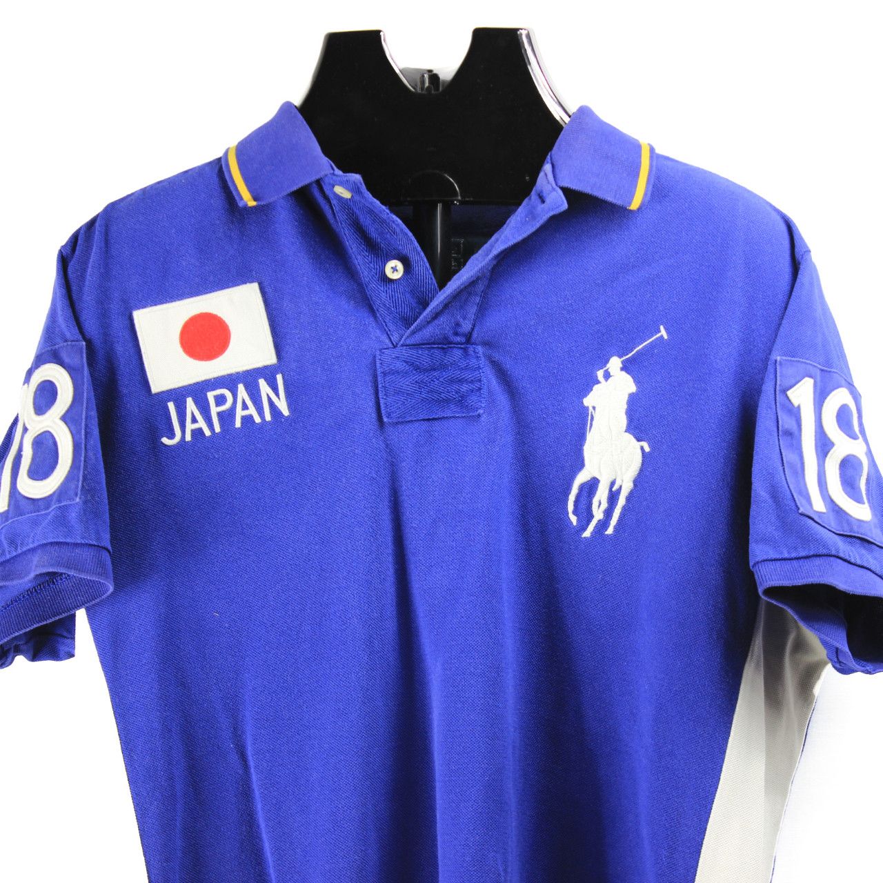 Polo Ralph Lauren Ralph Lauren japan No.18 blue POLO shirt