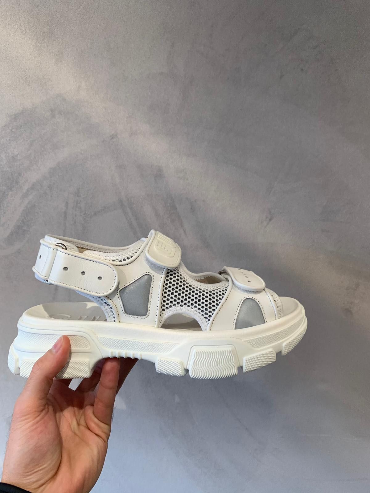 Gucci Flashtrek Sandals in White | Grailed