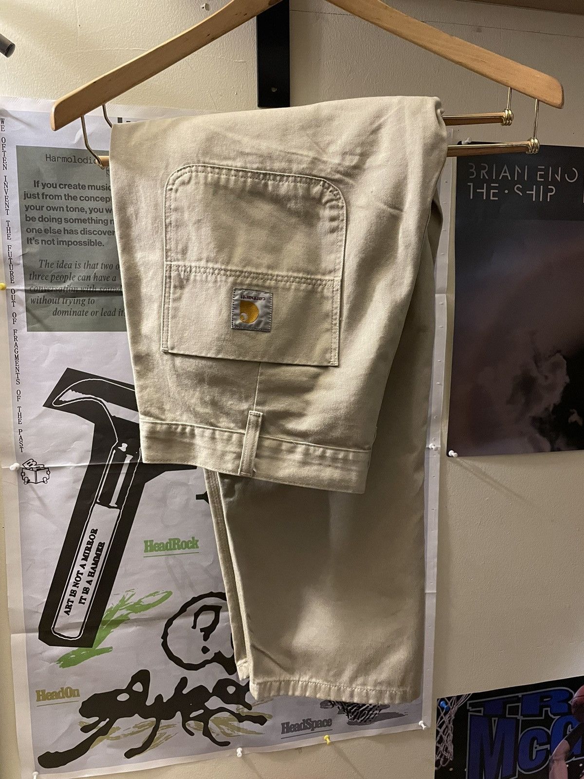 Carhartt Wip CARHARTT WIP ABBOTT TAPERED PANT - WALL Size US 36 / EU 52 - 1 Thumbnail
