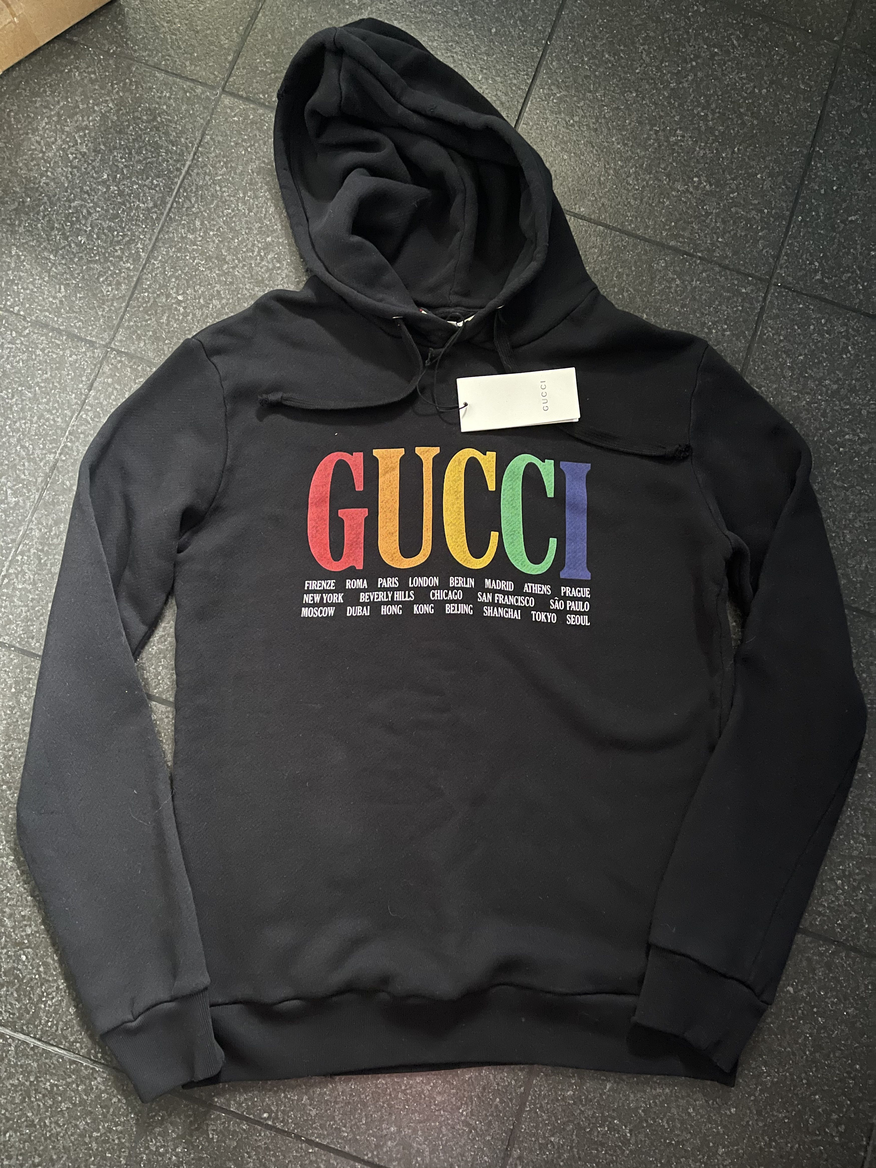 Gucci shop hoodie cities