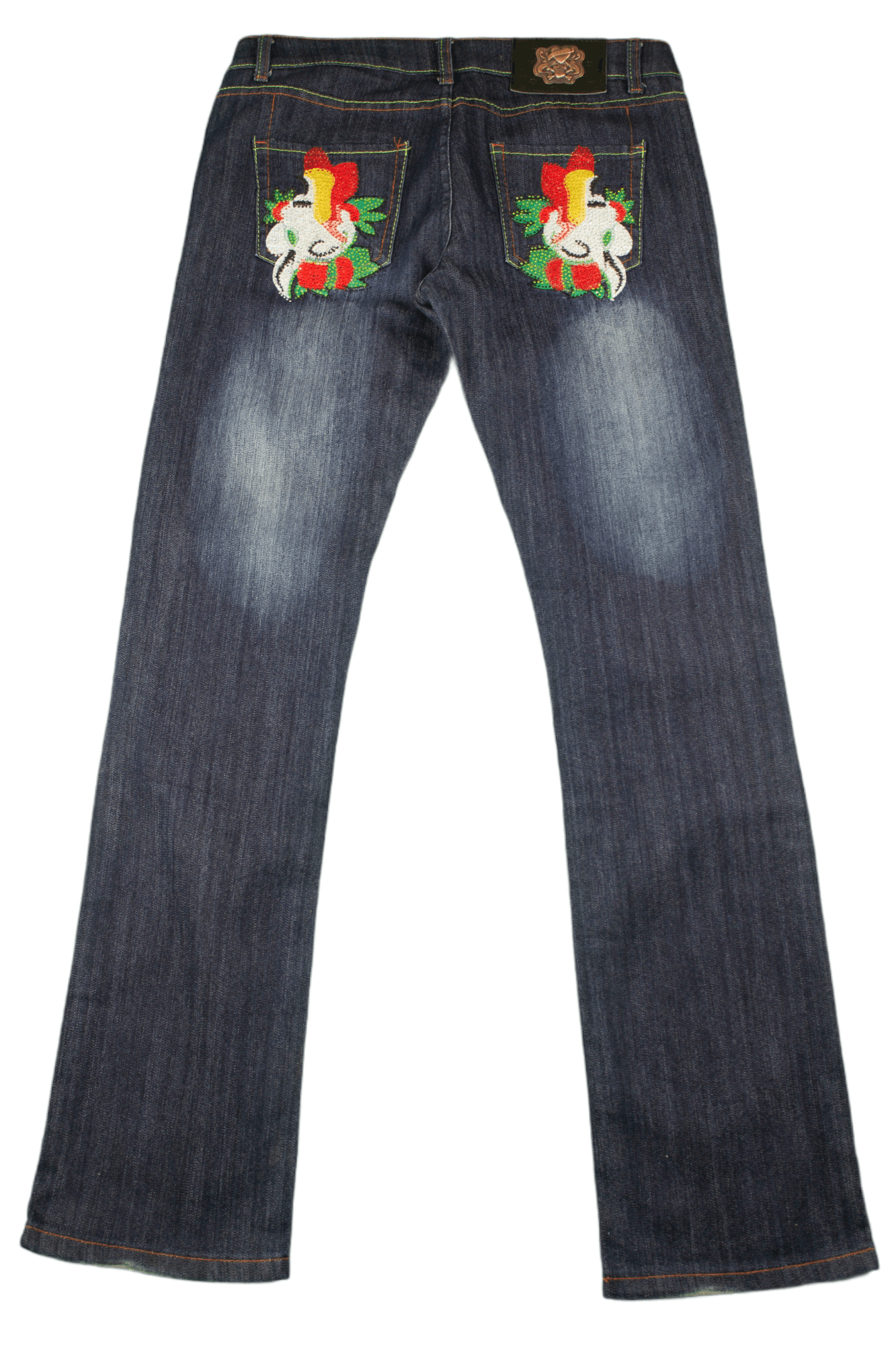 Christian Audigier Ed Hardy Drip Pants Jeans Size US 31 - 3 Thumbnail