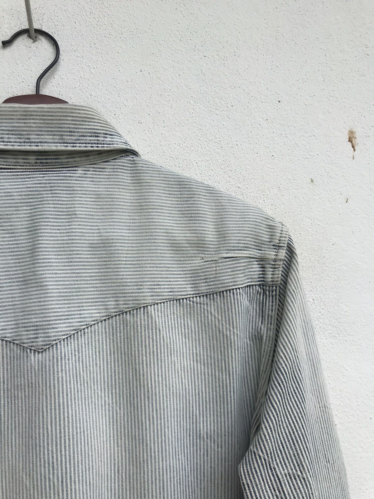 Number (N)ine Camp Collar Snap Button Heavy Cotton Long Sleeve Size US XS / EU 42 / 0 - 16 Thumbnail