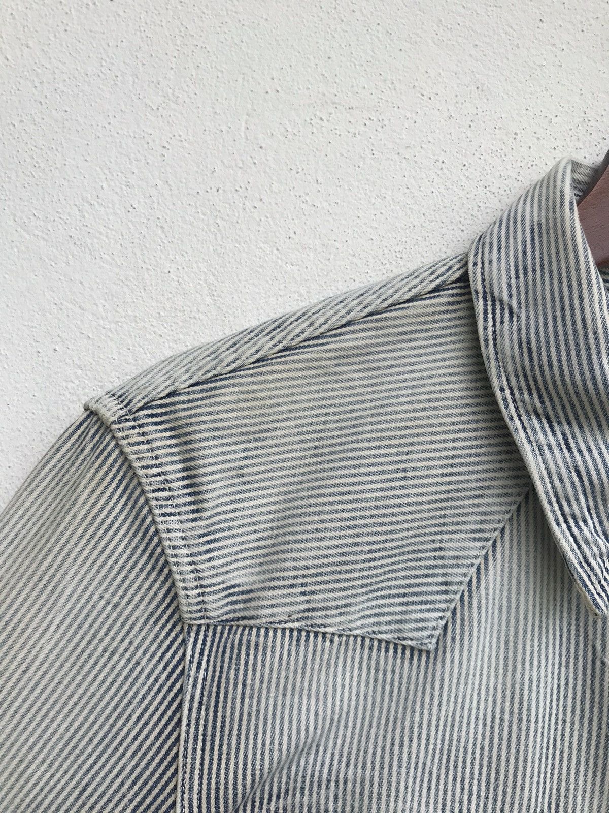 Number (N)ine Camp Collar Snap Button Heavy Cotton Long Sleeve Size US XS / EU 42 / 0 - 6 Thumbnail