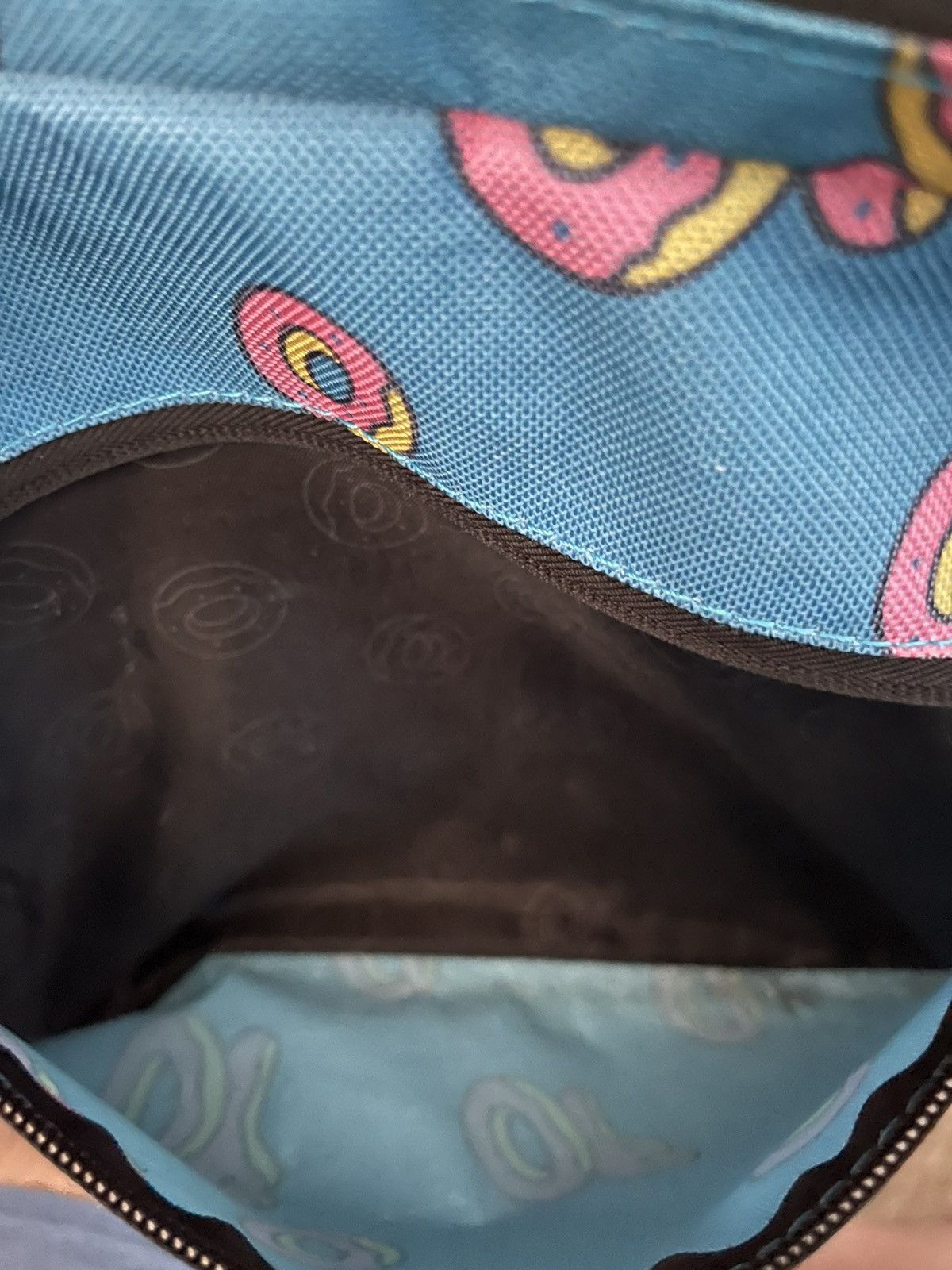 Odd Future Donut All purchases Over Print Blue Backpack