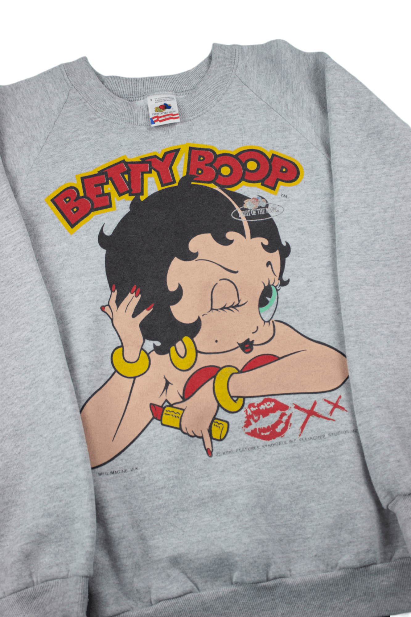 Fruit Of The Loom Betty Bop Vintage Sweatshirt Size US S / EU 44-46 / 1 - 1 Thumbnail