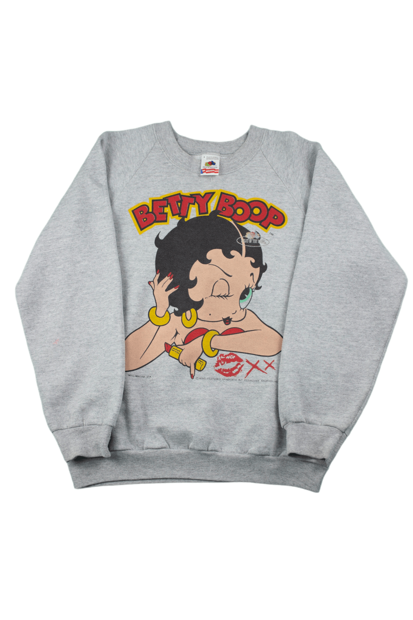 Fruit Of The Loom Betty Bop Vintage Sweatshirt Size US S / EU 44-46 / 1 - 5 Thumbnail