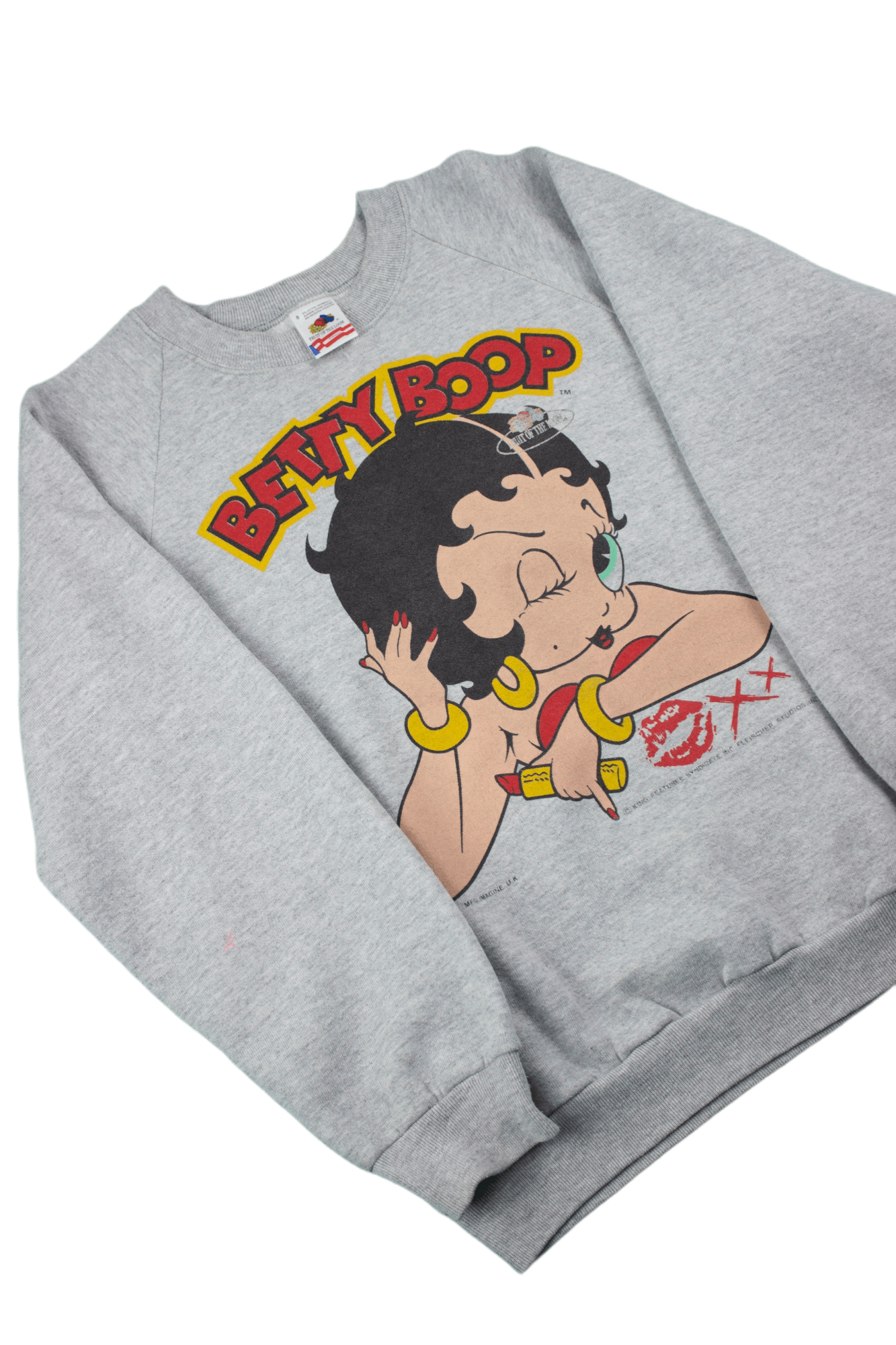 Fruit Of The Loom Betty Bop Vintage Sweatshirt Size US S / EU 44-46 / 1 - 2 Thumbnail
