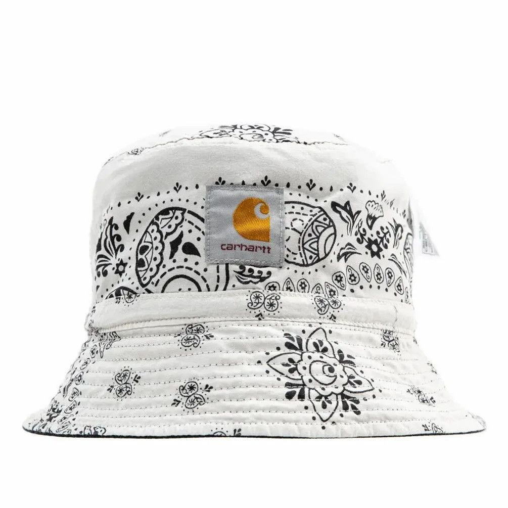 帽子 Carhartt WIP BANDANA BUCKET HAT CARHARTT WIP BANDANA BUCKET HAT NAVY STONE WASHED M-L | eBay
