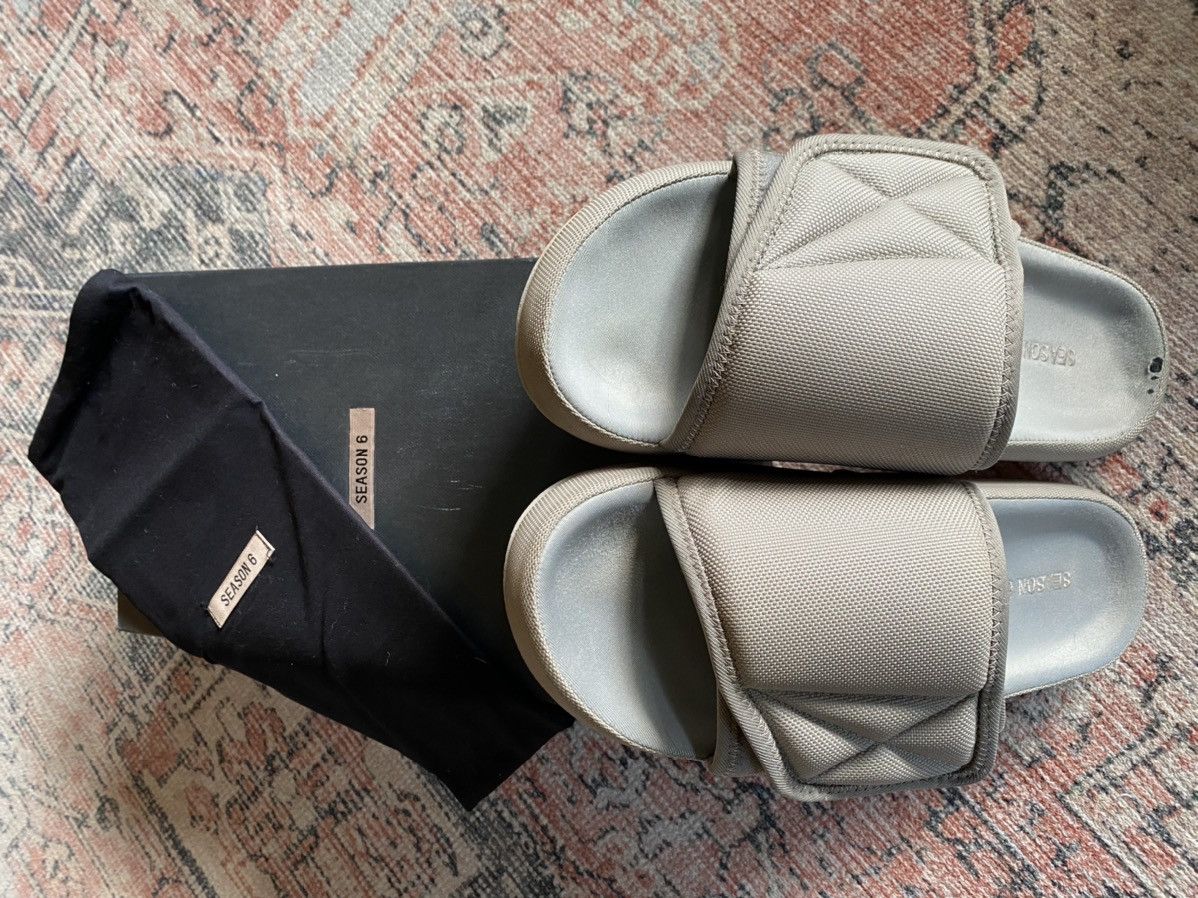 Yeezy Season Yeezy Season 6 Taupe Slides Grailed