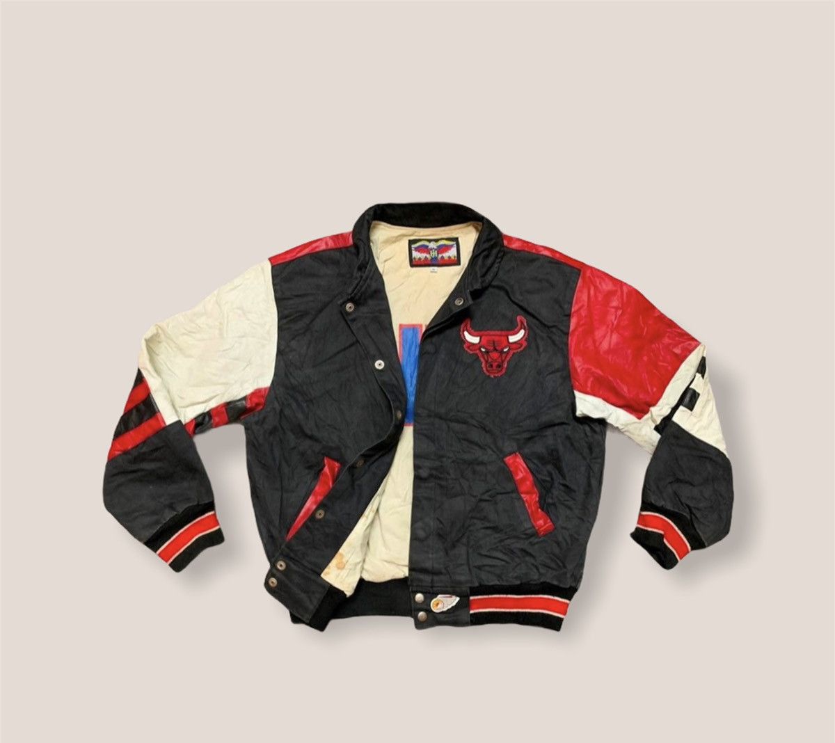 NBA Vintage NBA Chicago Bull jacket - leather jacket Size US S / EU 44-46 / 1 - 2 Thumbnail
