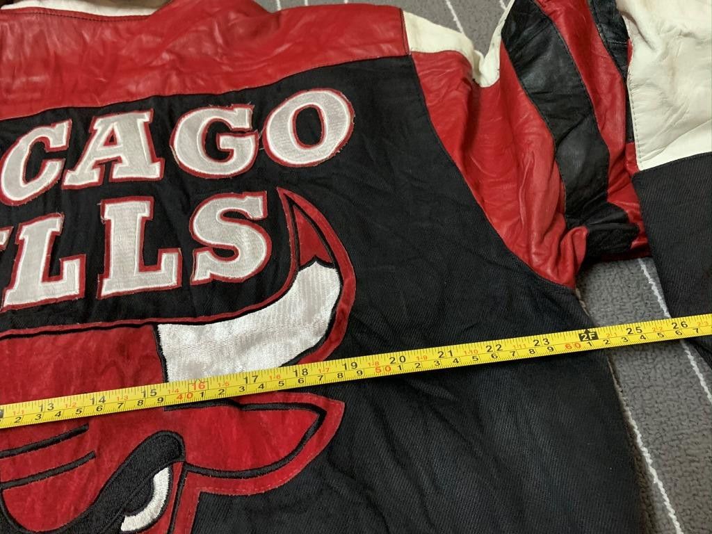 NBA Vintage NBA Chicago Bull jacket - leather jacket Size US S / EU 44-46 / 1 - 11 Thumbnail