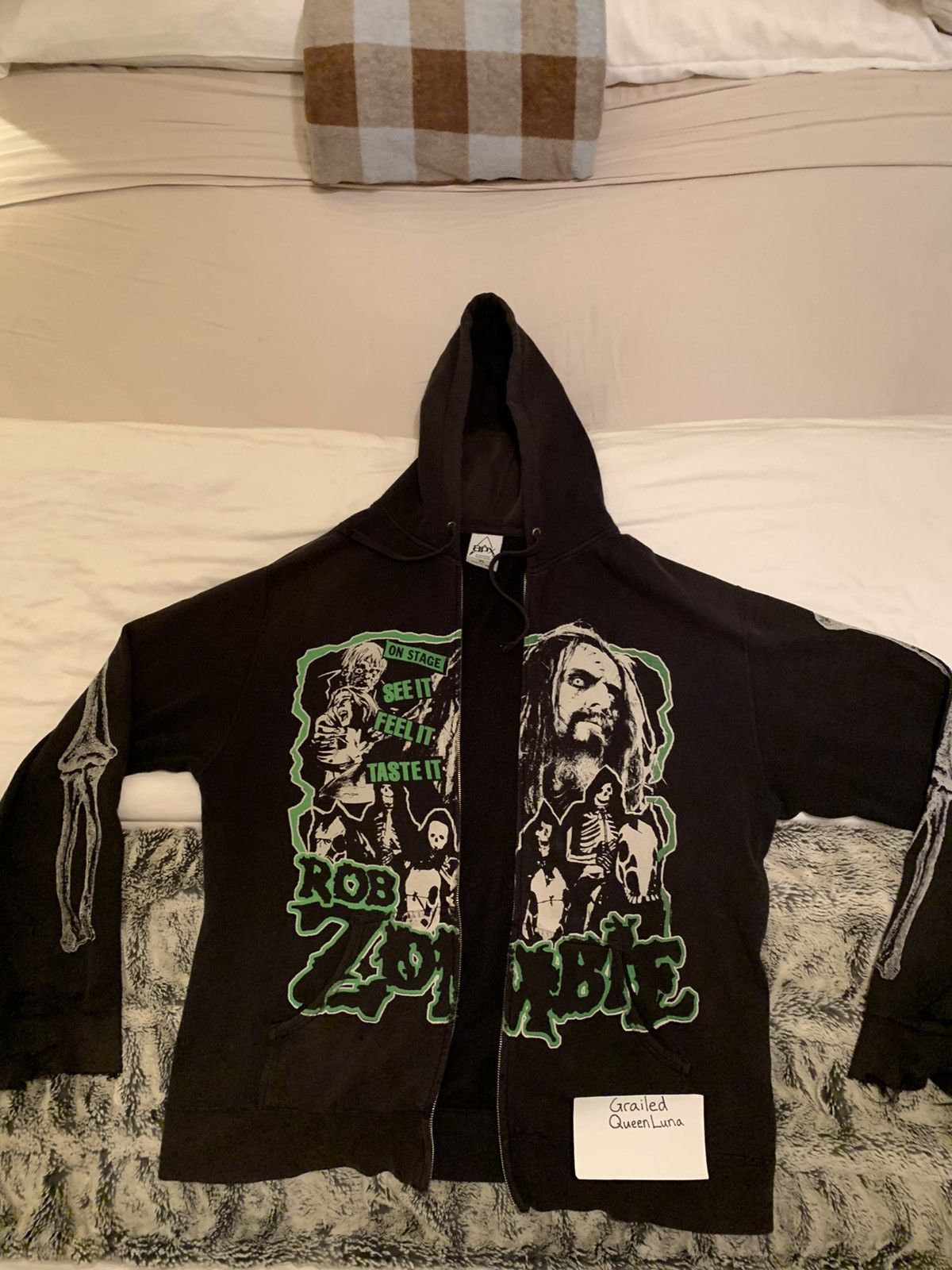 Vintage Archive Vintage Distressed Rob Zombie Hoodie | Grailed