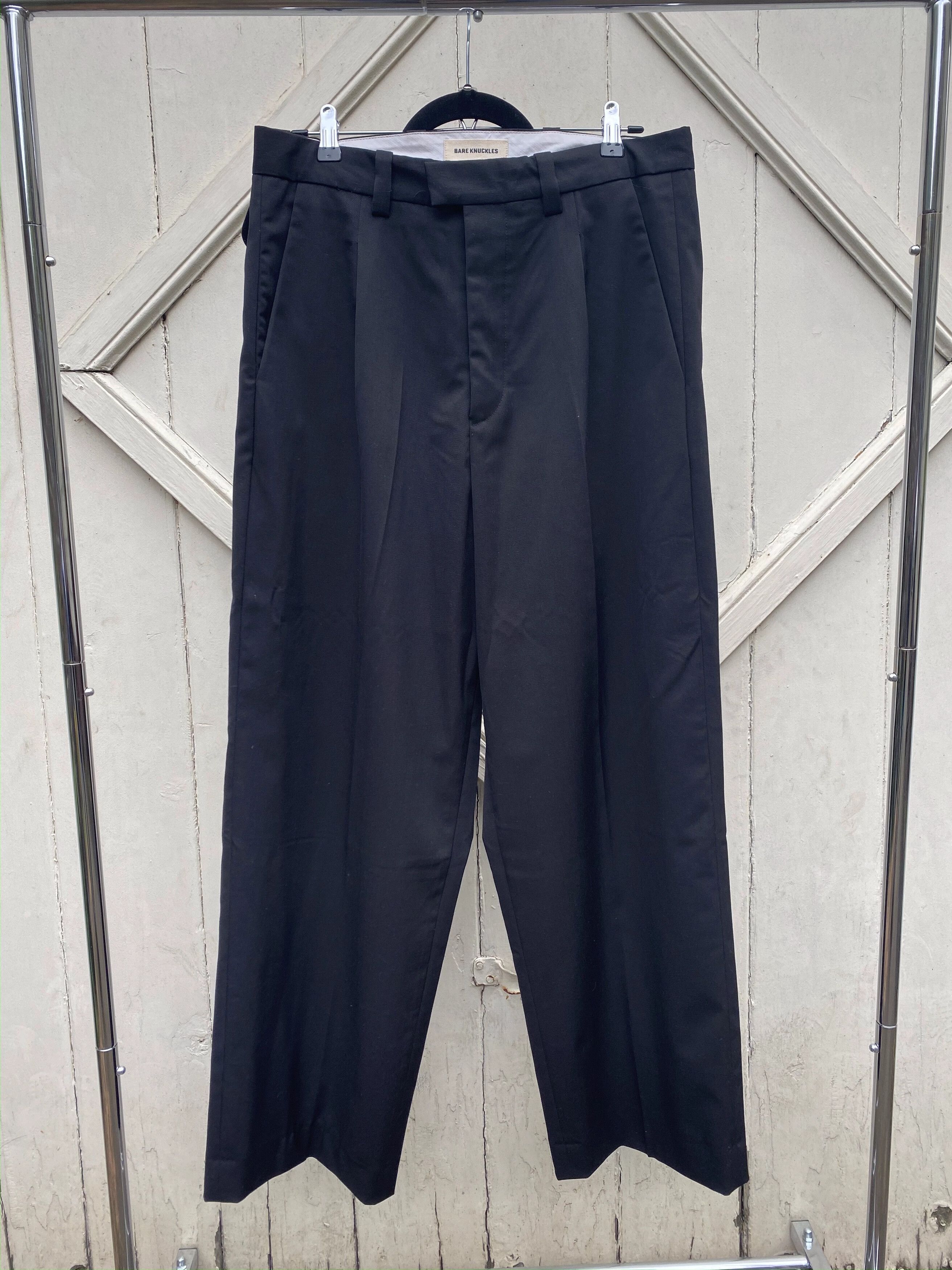 Bare Knuckles Bare Knuckles Collection 3 Oversized Trousers Black | Grailed