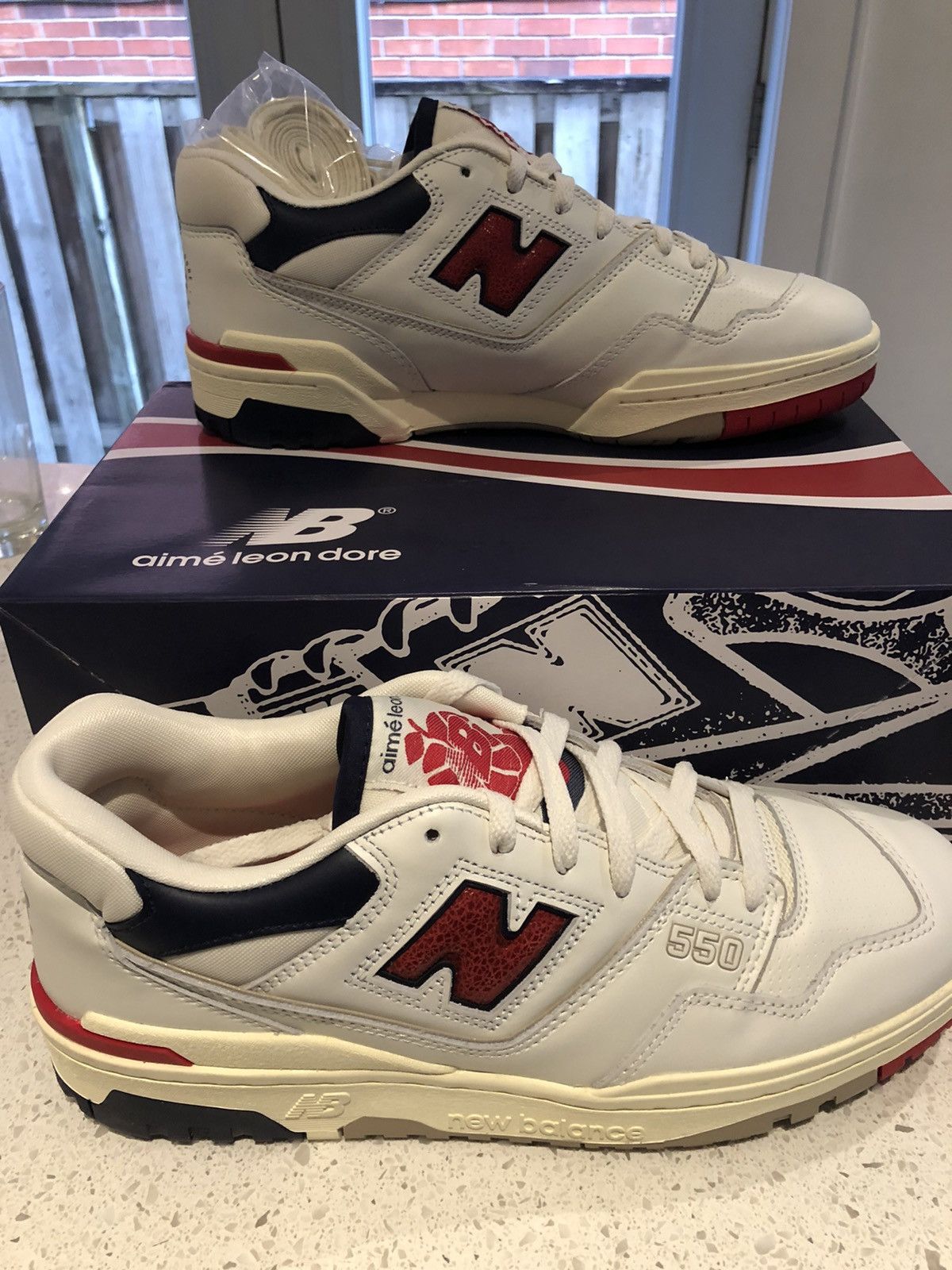 Aime Leon Dore × New Balance Aimé Leon Dore x New Balance 550 Size US 10.5 / EU 43-44 - 2 Thumbnail