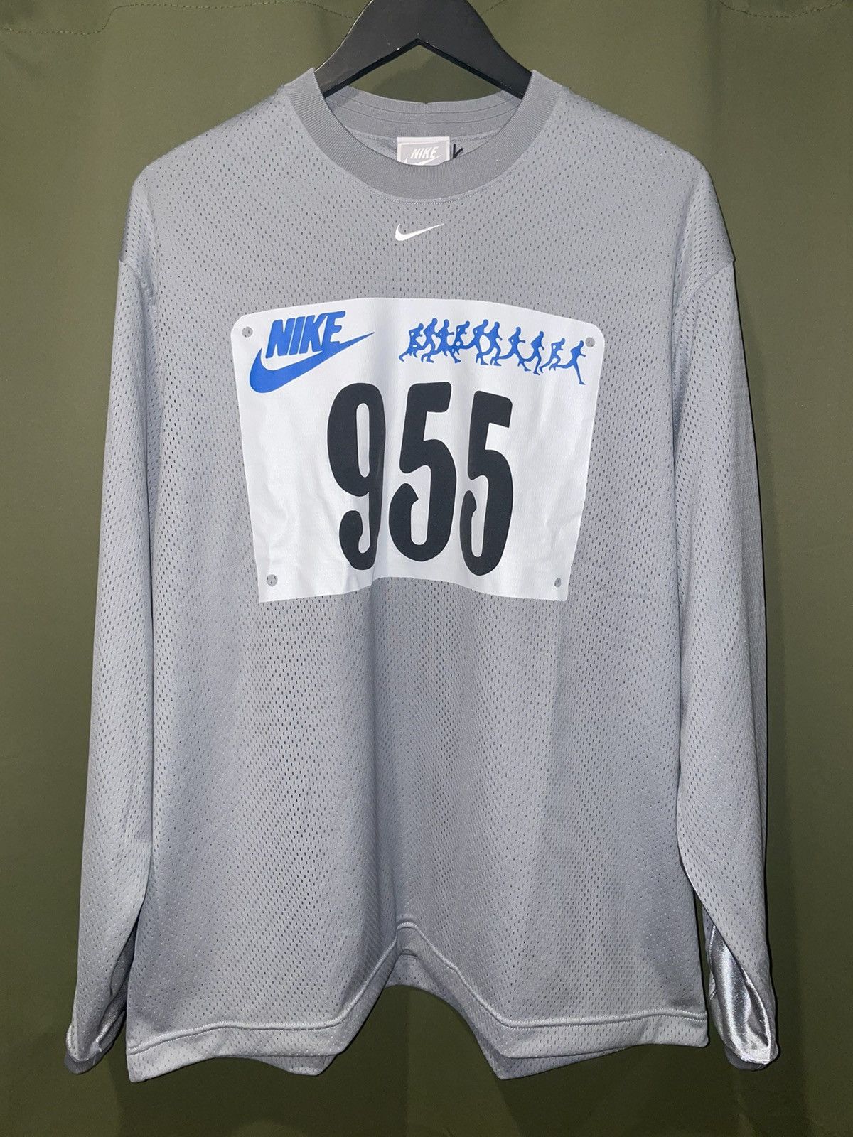 テ*9様 Nike × CPFM L/S Jersey Grey ロングスリーブ Nike x Cpfm Grey Go Flea Running Jersey