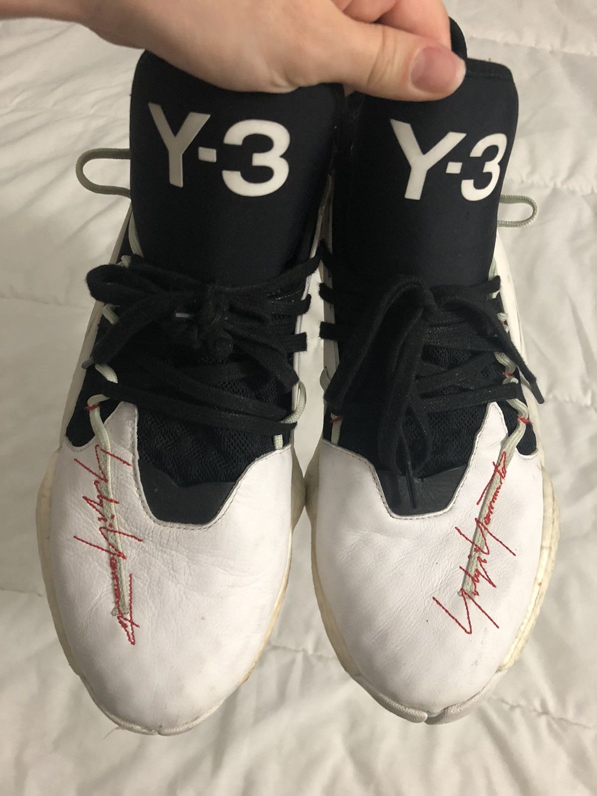 Yohji Yamamoto Y 3 Kozoko High White Y3 adidas Yohji Yamamoto sneakers Grailed