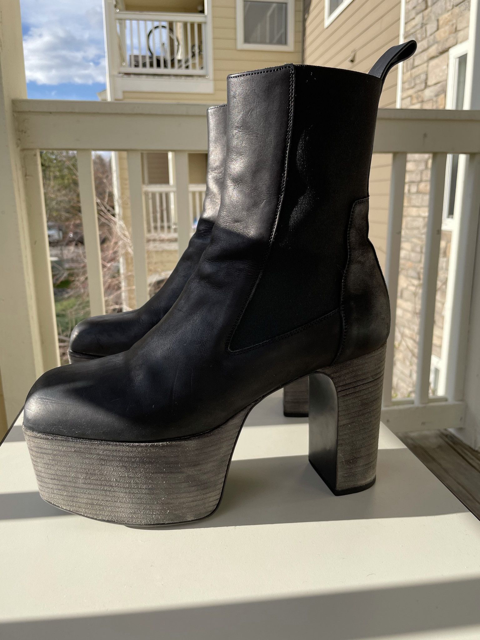 Rick owens kiss boot deals