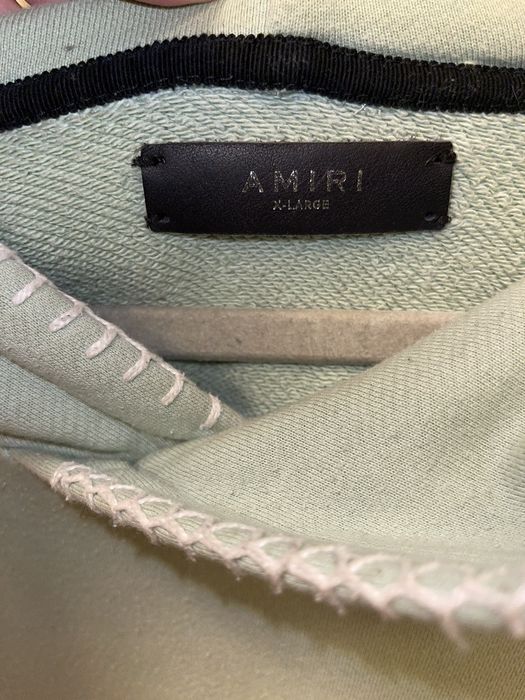 Amiri AMIRI Oversized Eternal Happiness Hoodie palm tree Black | Grailed