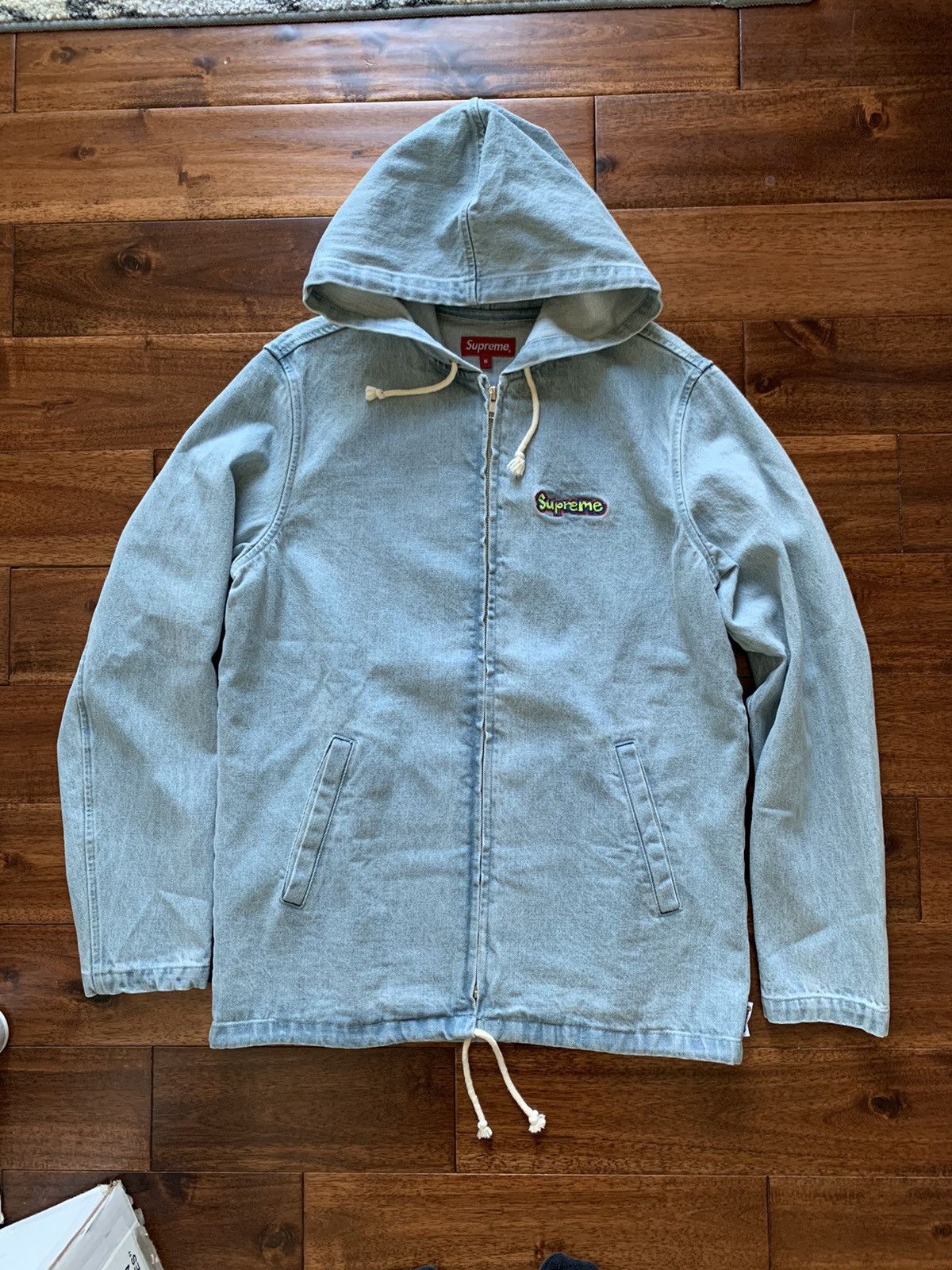 Supreme Supreme Gonz denim hooded coaches jacket SS14 | Grailed