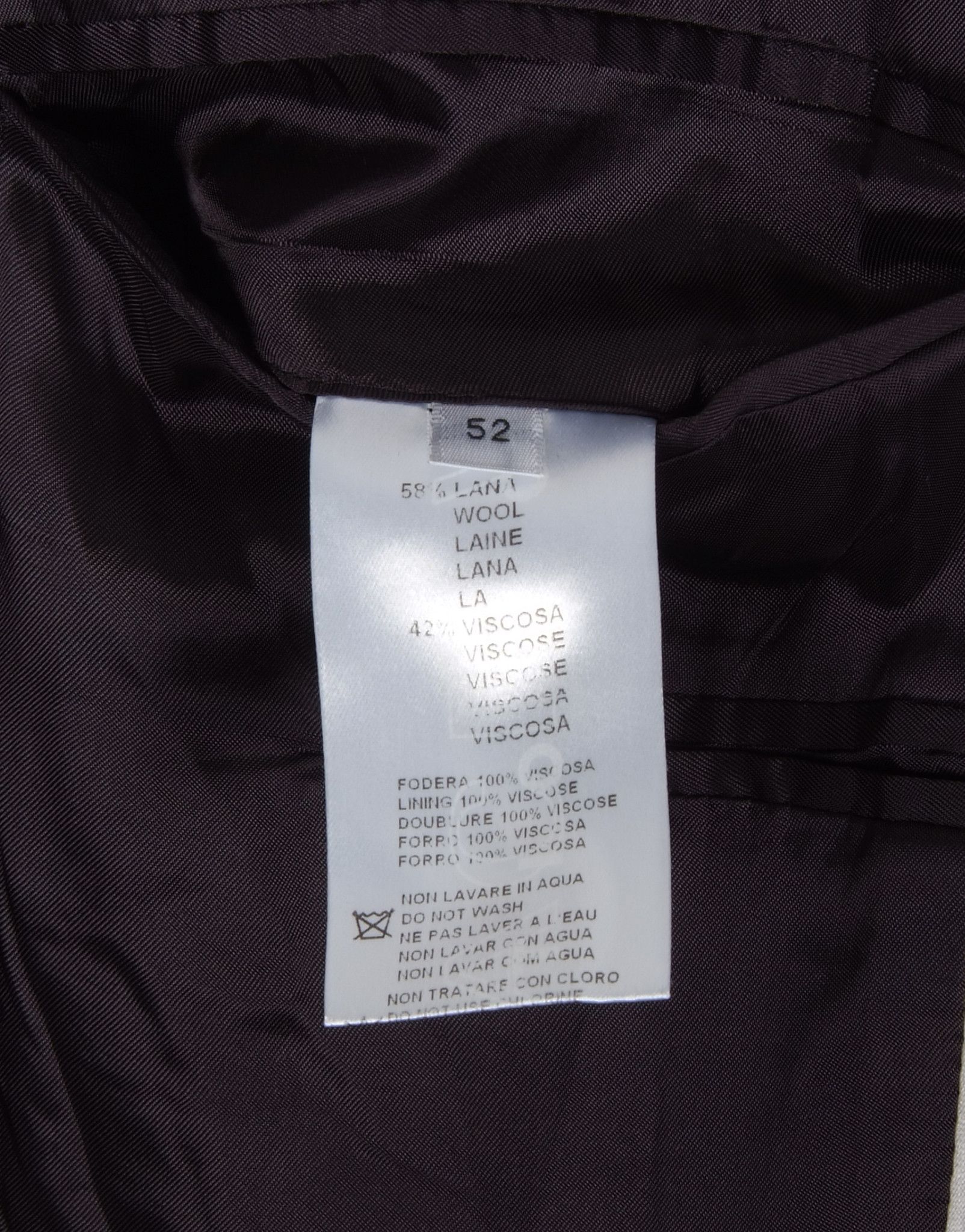 Versace × Versus Versace Versace Flim Fit 2 Buttons Wool Blazer Jacket Size 42R - 9 Thumbnail