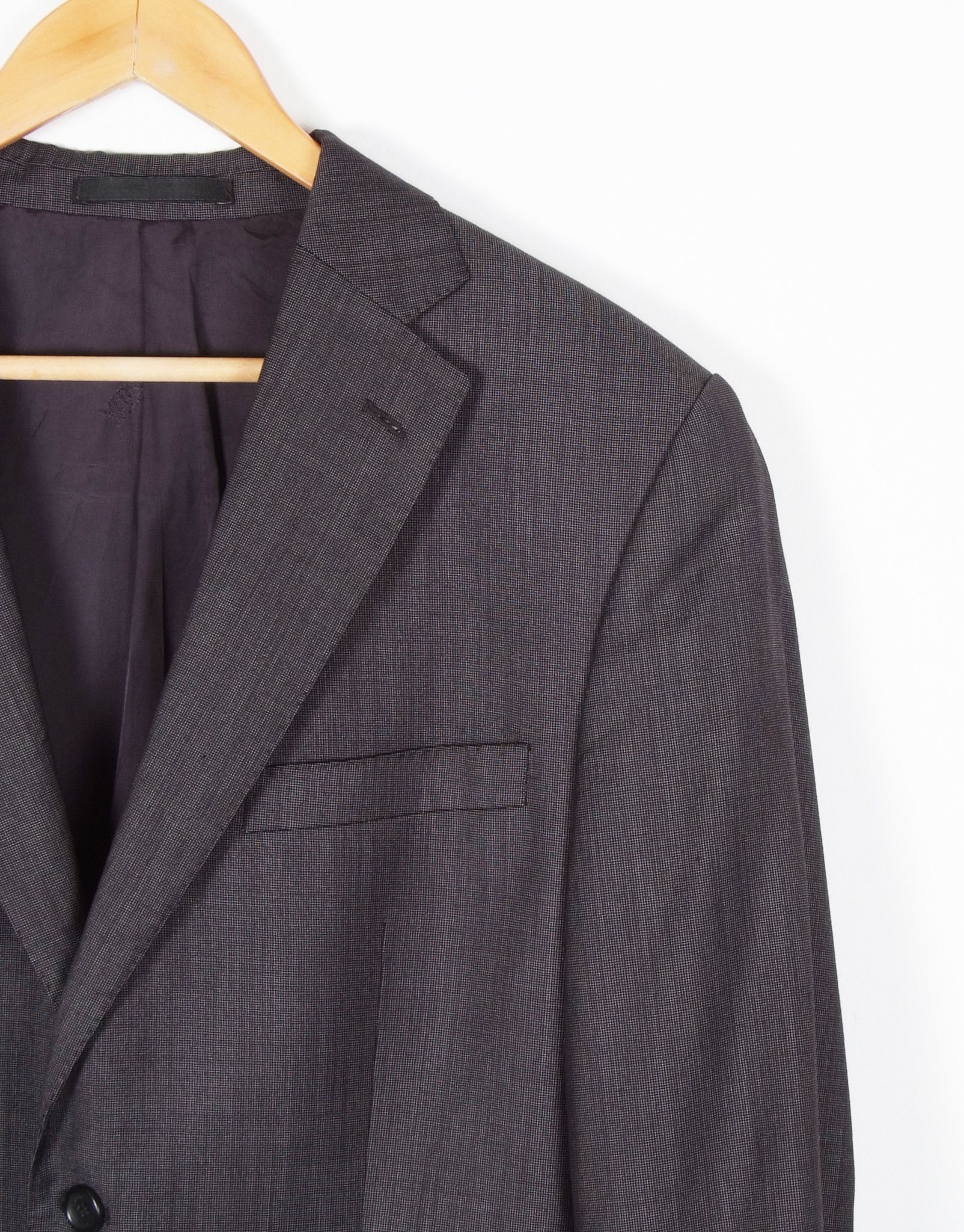 Versace × Versus Versace Versace Flim Fit 2 Buttons Wool Blazer Jacket Size 42R - 5 Thumbnail