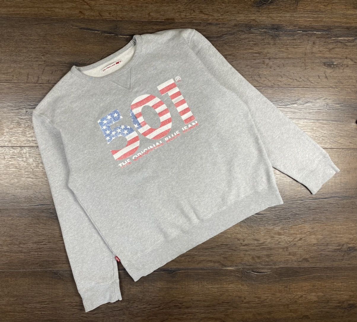 Levi's × Vintage Men’s Vintage Levis 501 Sweatshirt size XL Size US XL / EU 56 / 4 - 1 Thumbnail