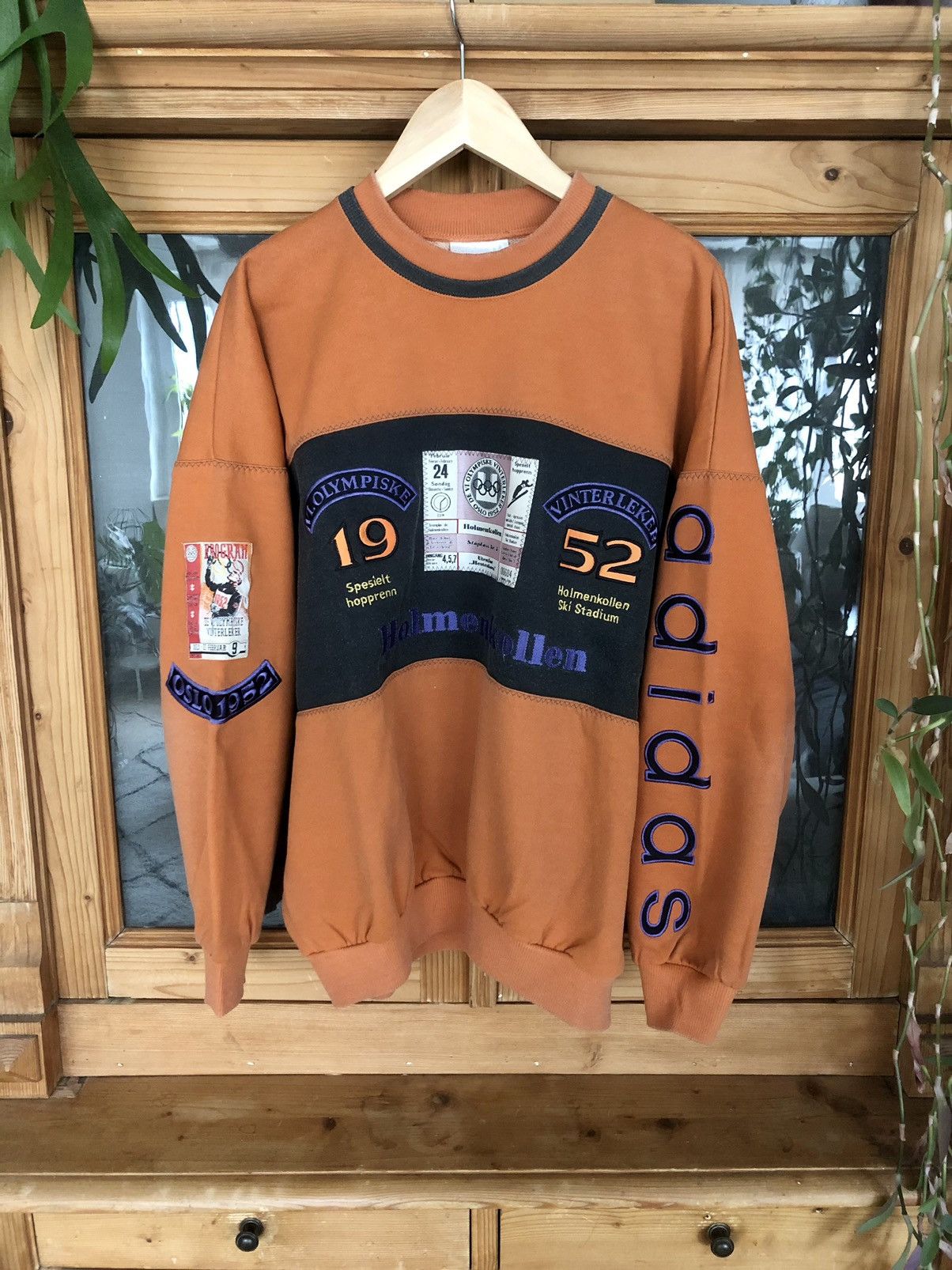 Adidas Olympic Centennial Collection Sweater Oversized Rare