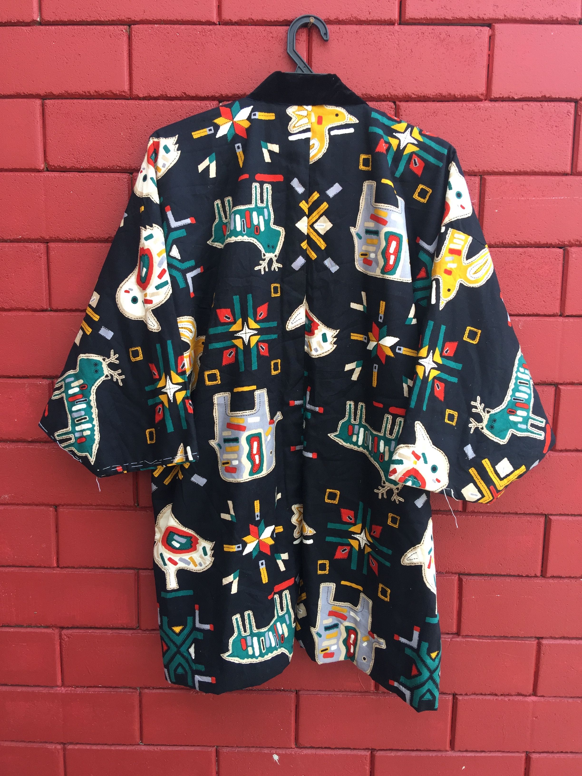 Japanese Brand Vintage Animal Theme Kimono Travis Scott Fashion Style Size US XL / EU 56 / 4 - 2 Thumbnail