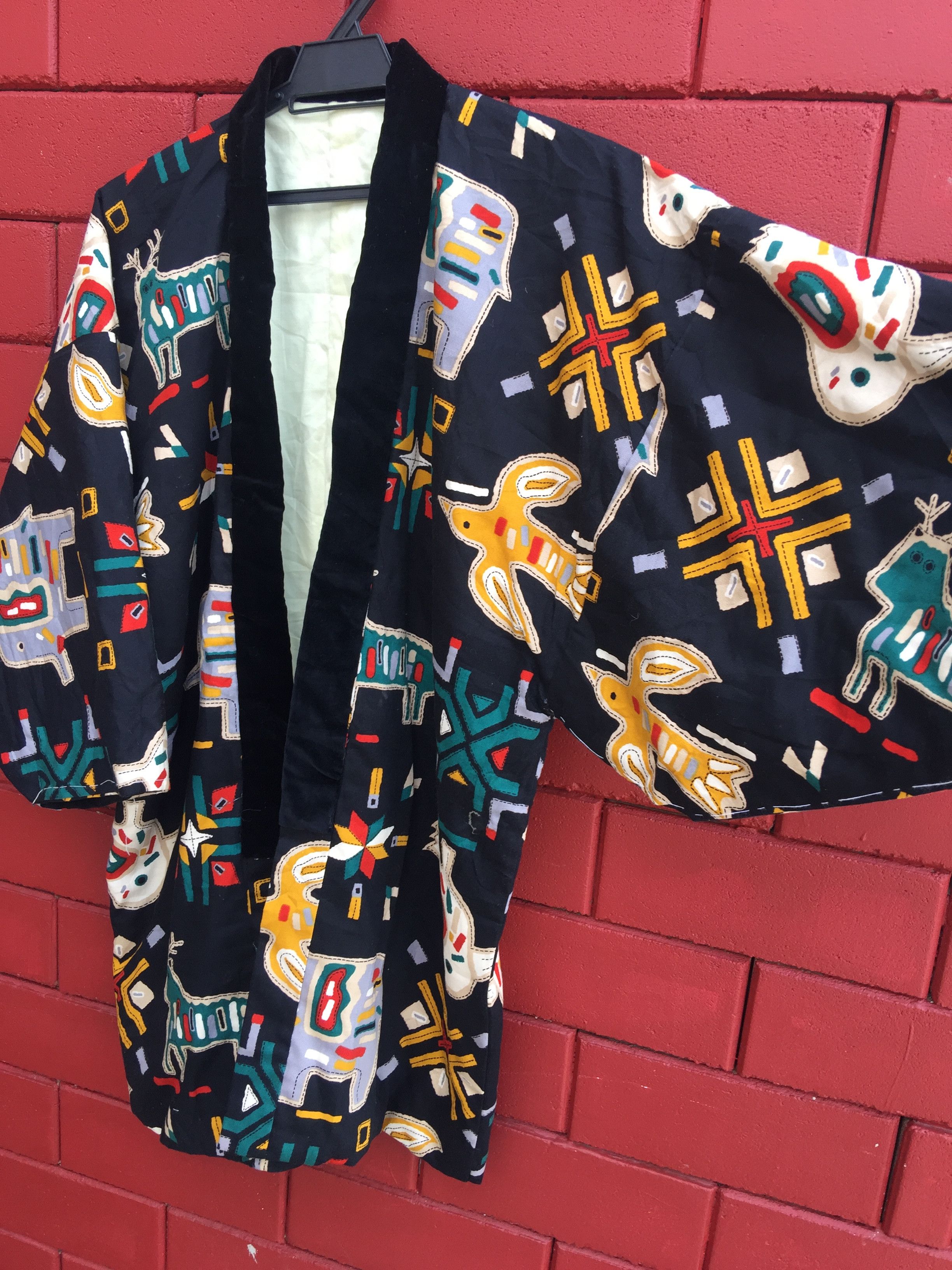 Japanese Brand Vintage Animal Theme Kimono Travis Scott Fashion Style Size US XL / EU 56 / 4 - 5 Thumbnail