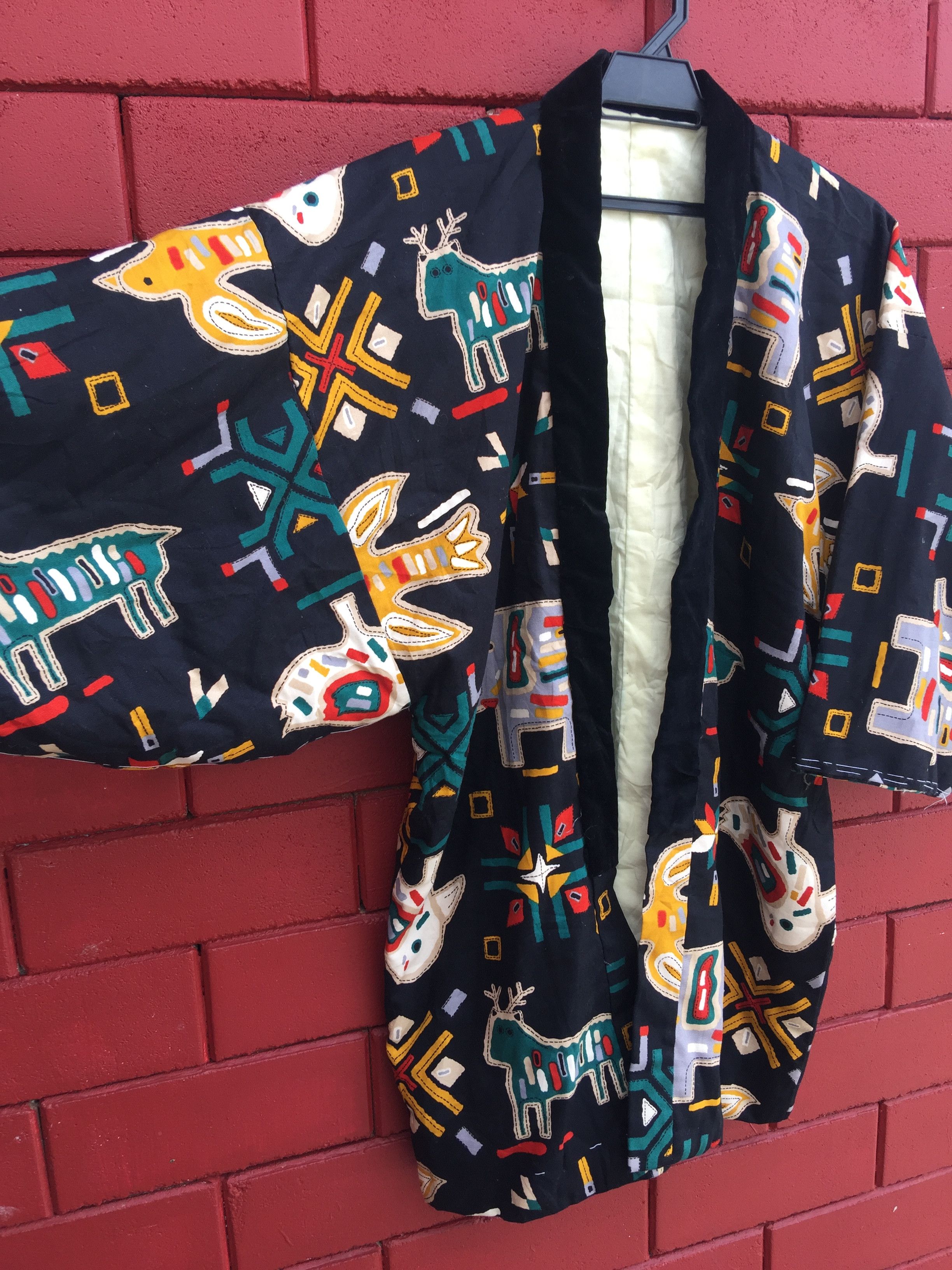 Japanese Brand Vintage Animal Theme Kimono Travis Scott Fashion Style Size US XL / EU 56 / 4 - 4 Thumbnail