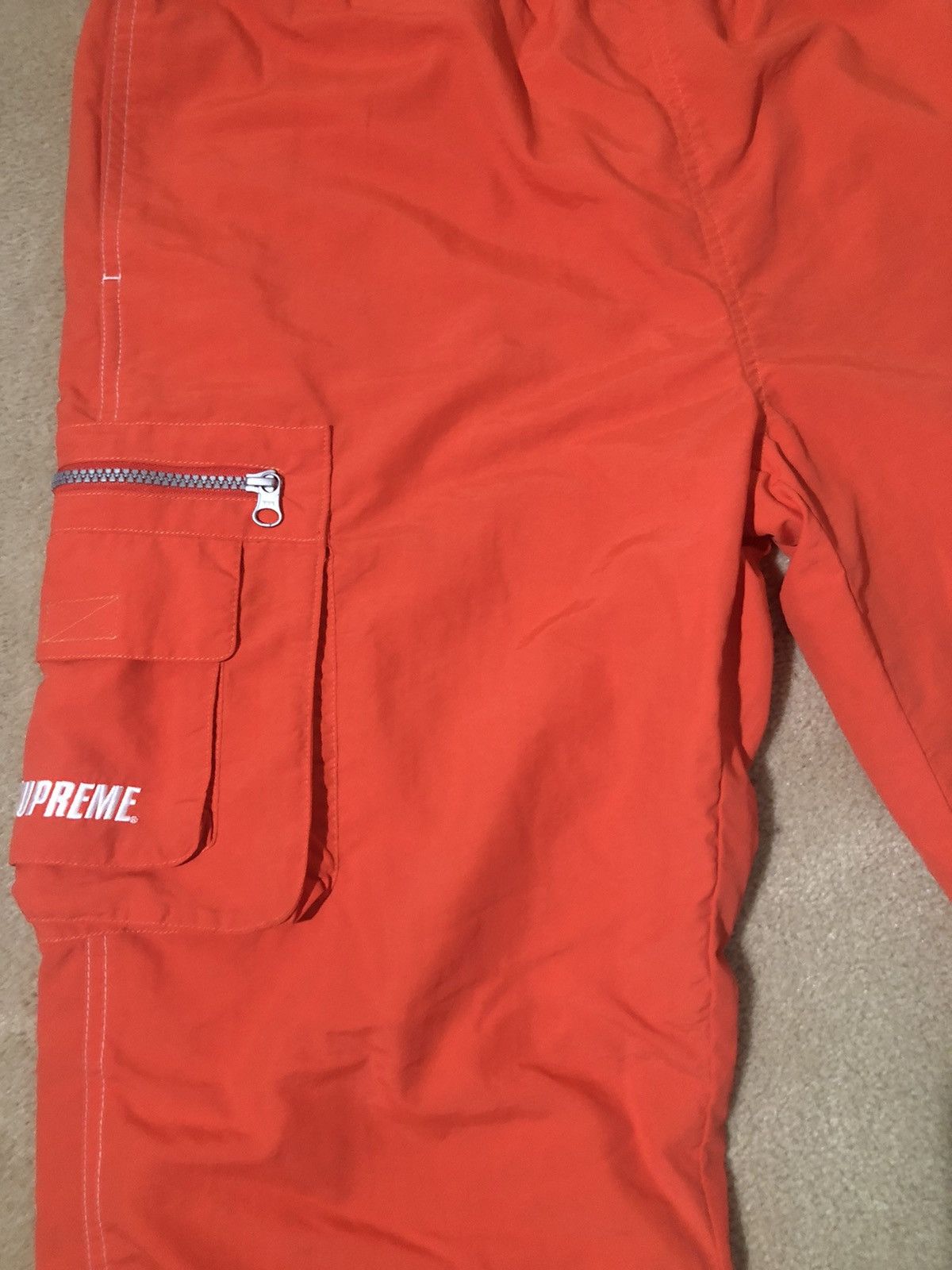 Supreme Supreme Nylon Cargo Pants Orange Size US 32 / EU 48 - 2 Thumbnail