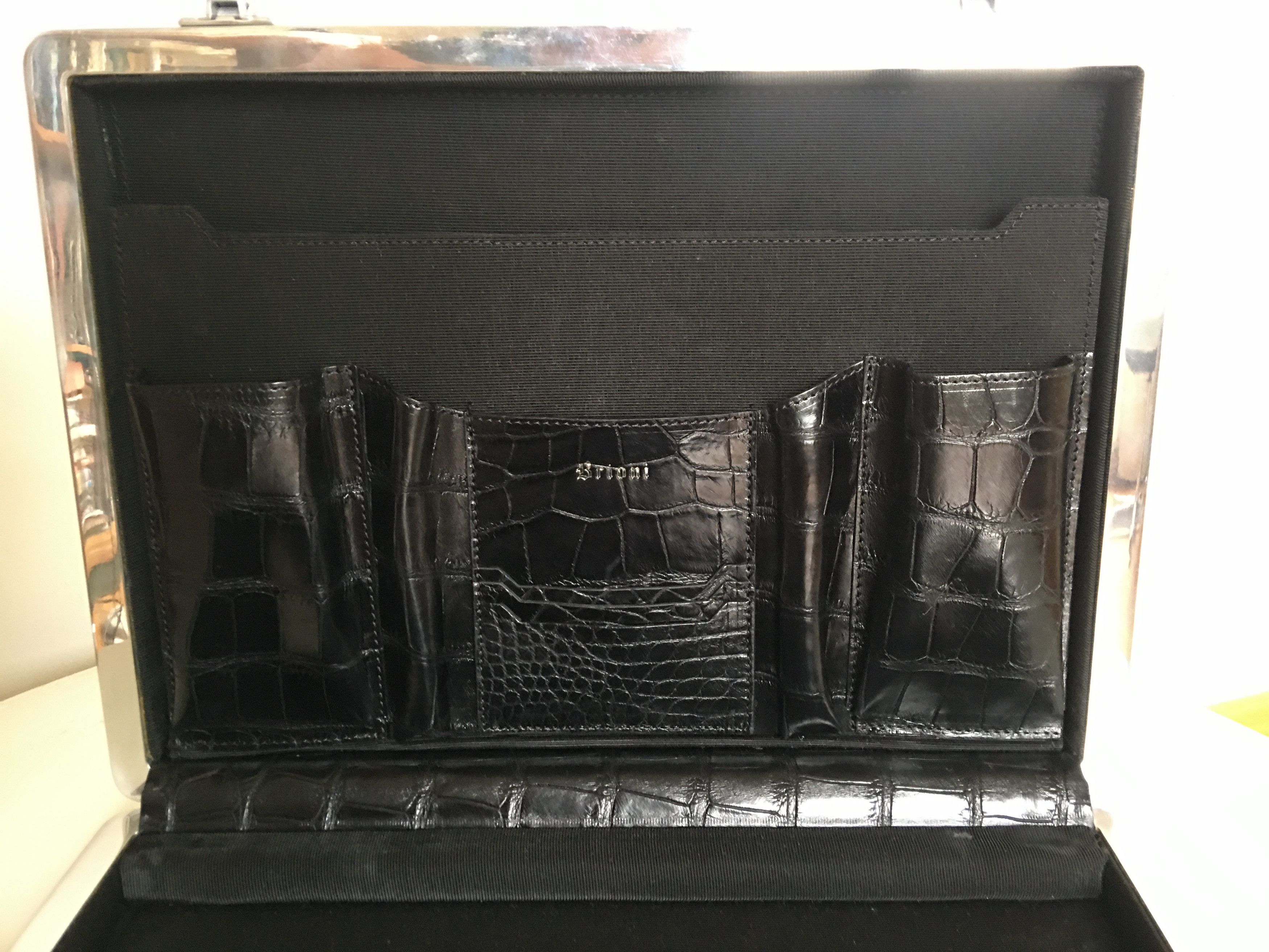 Brioni BRIONI Ultra Slim Aluminium Case Size ONE SIZE - 6 Thumbnail