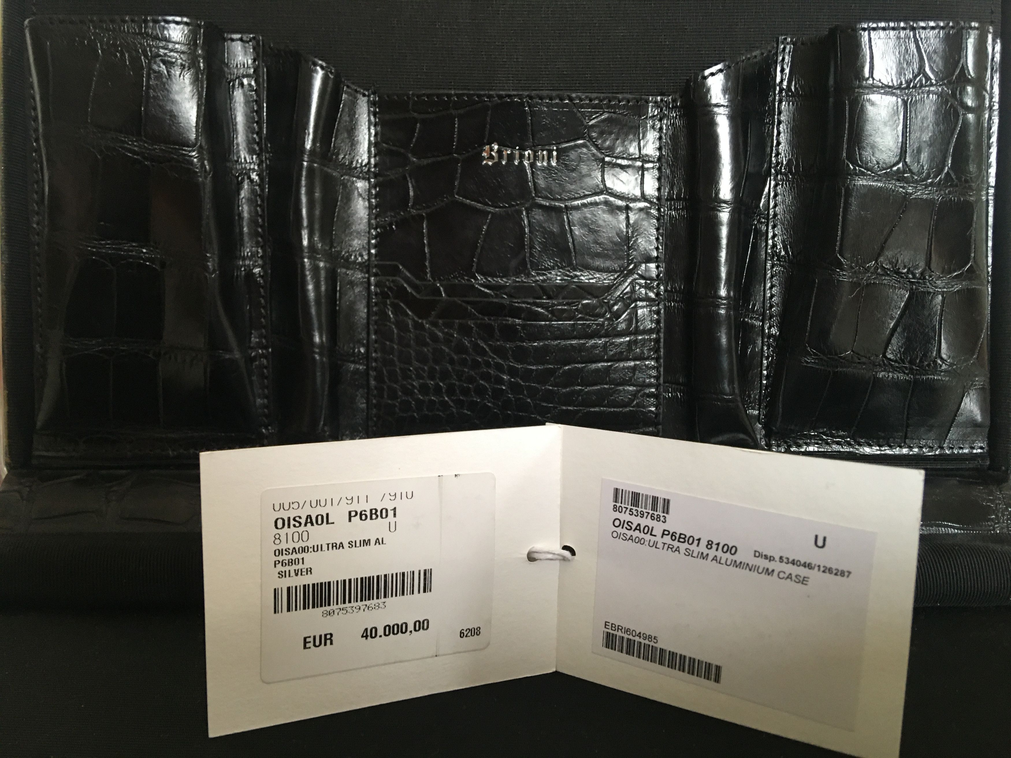 Brioni BRIONI Ultra Slim Aluminium Case Size ONE SIZE - 8 Thumbnail