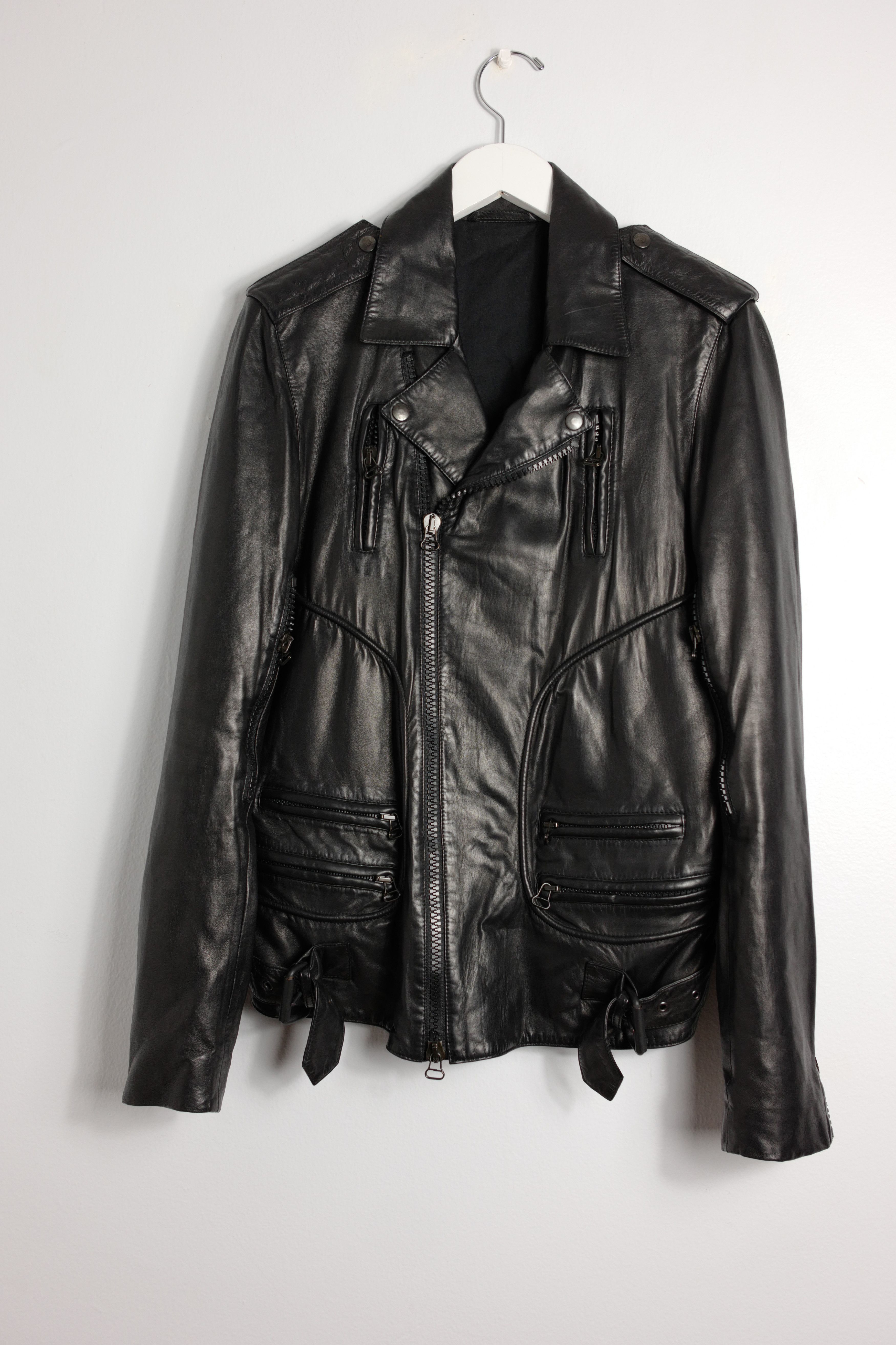 Balmain Christophe Decarnin Era Leather Moto Biker Jacket FINAL DROP ...