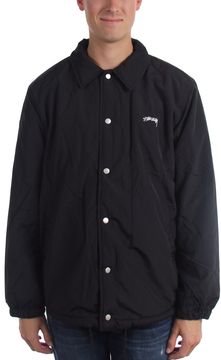 Stussy fur lined hot sale coach jacket