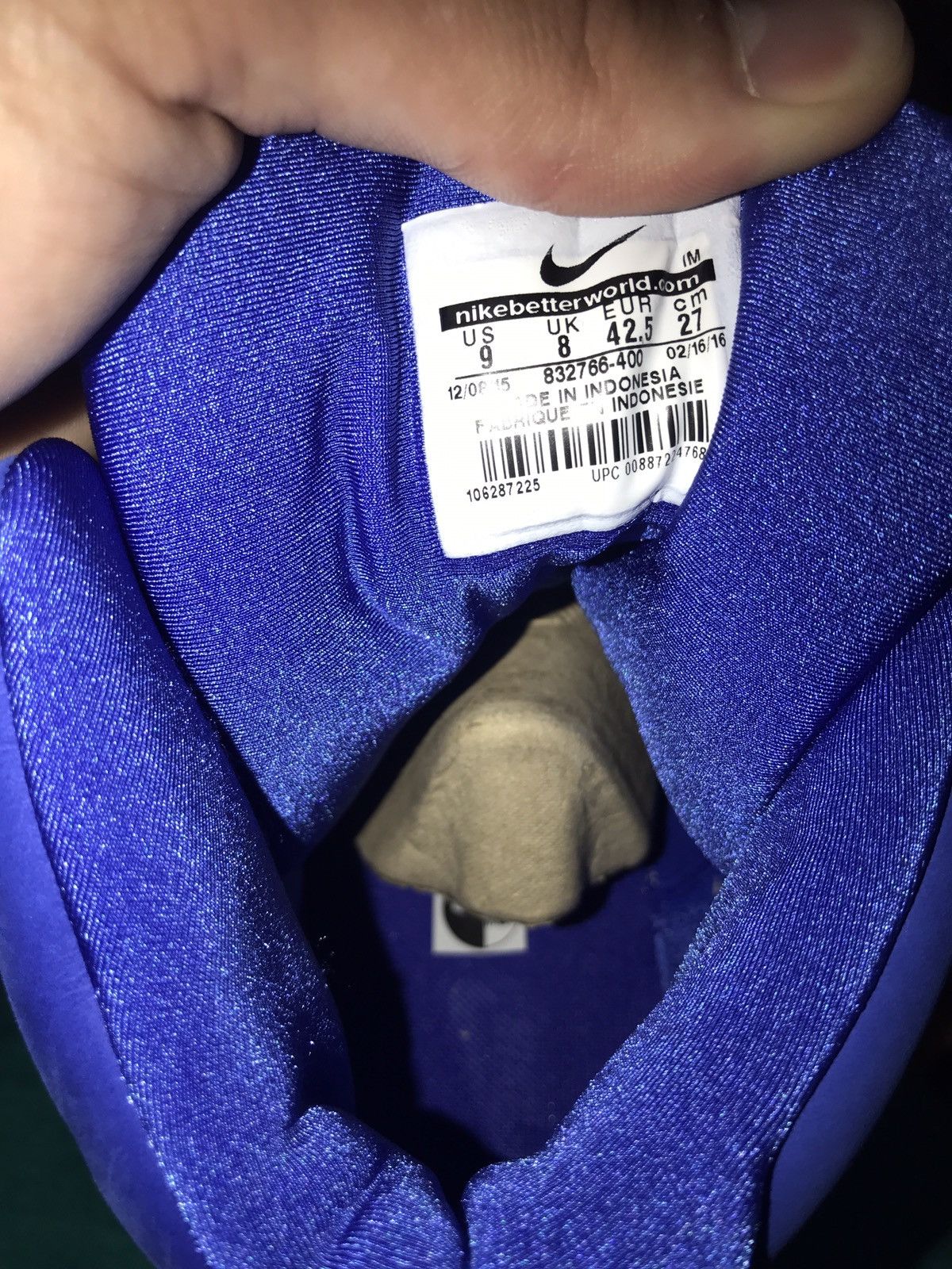 Nike Marxman Premium Racer Blue Size US 9 / EU 42 - 6 Thumbnail