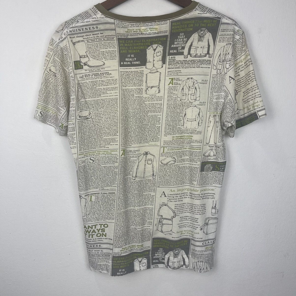 Japanese Brand Takeo Kikuchi Overprint Tee Size US M / EU 48-50 / 2 - 9 Thumbnail
