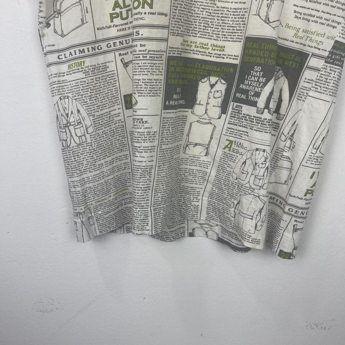 Japanese Brand Takeo Kikuchi Overprint Tee Size US M / EU 48-50 / 2 - 8 Thumbnail