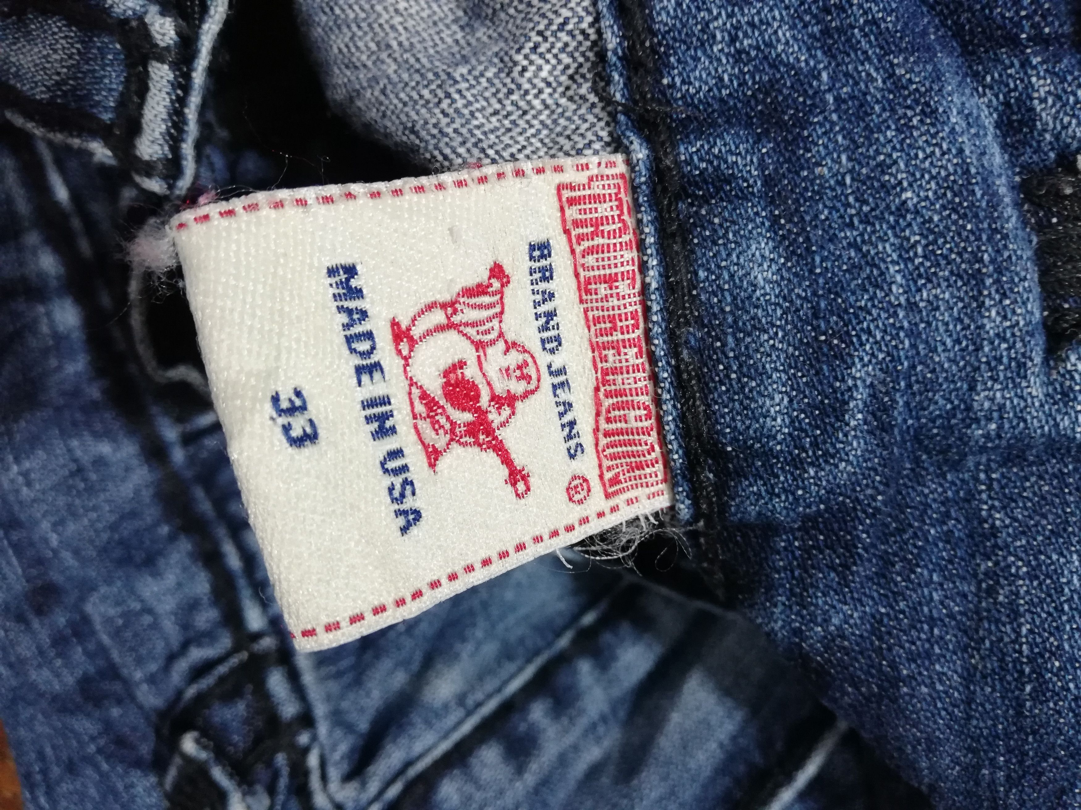 True Religion True Religion Section Ricky Super T Seat 34 Size US 36 / EU 52 - 4 Thumbnail