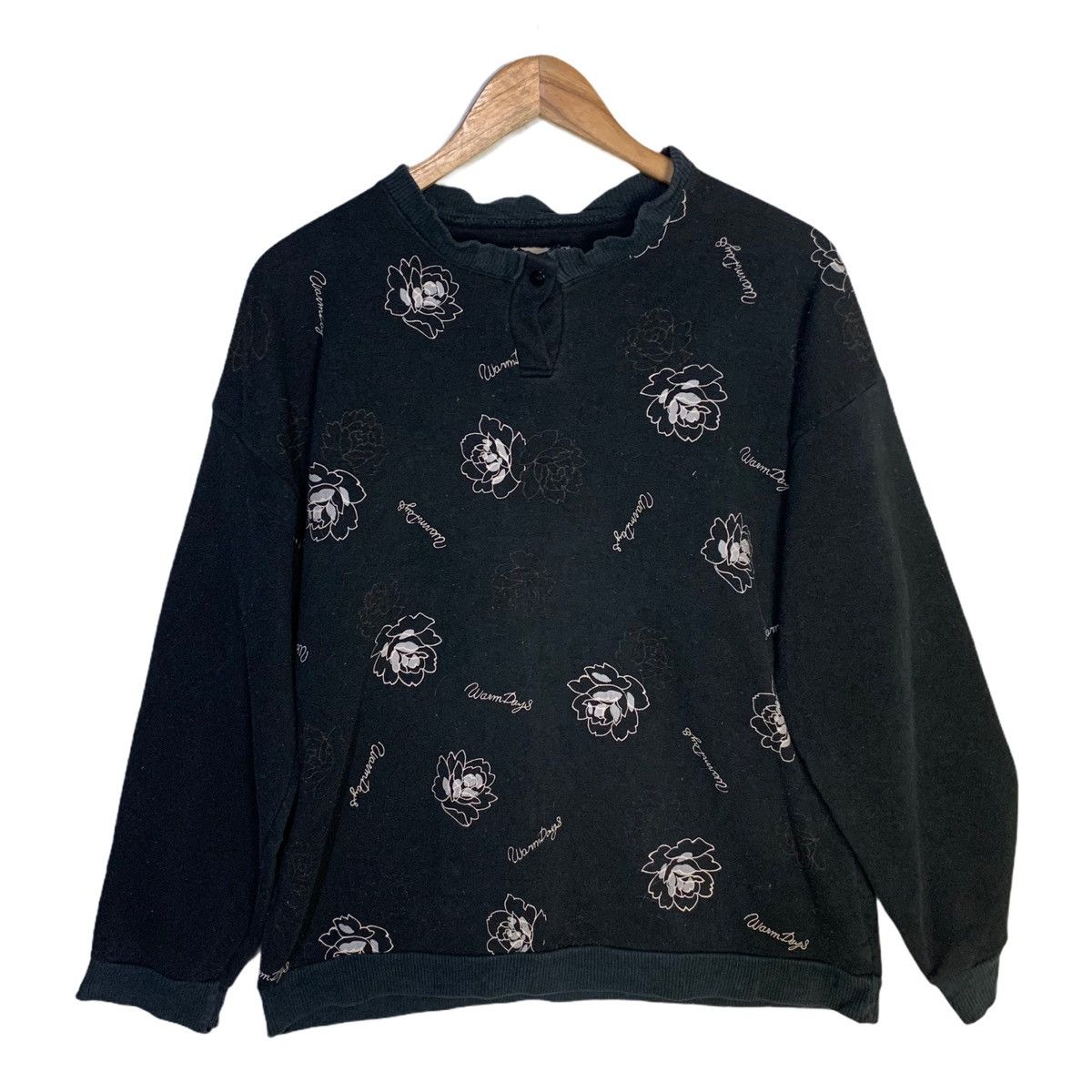Vintage Vintage sweatshirt floral design Size US L / EU 52-54 / 3 - 1 Thumbnail