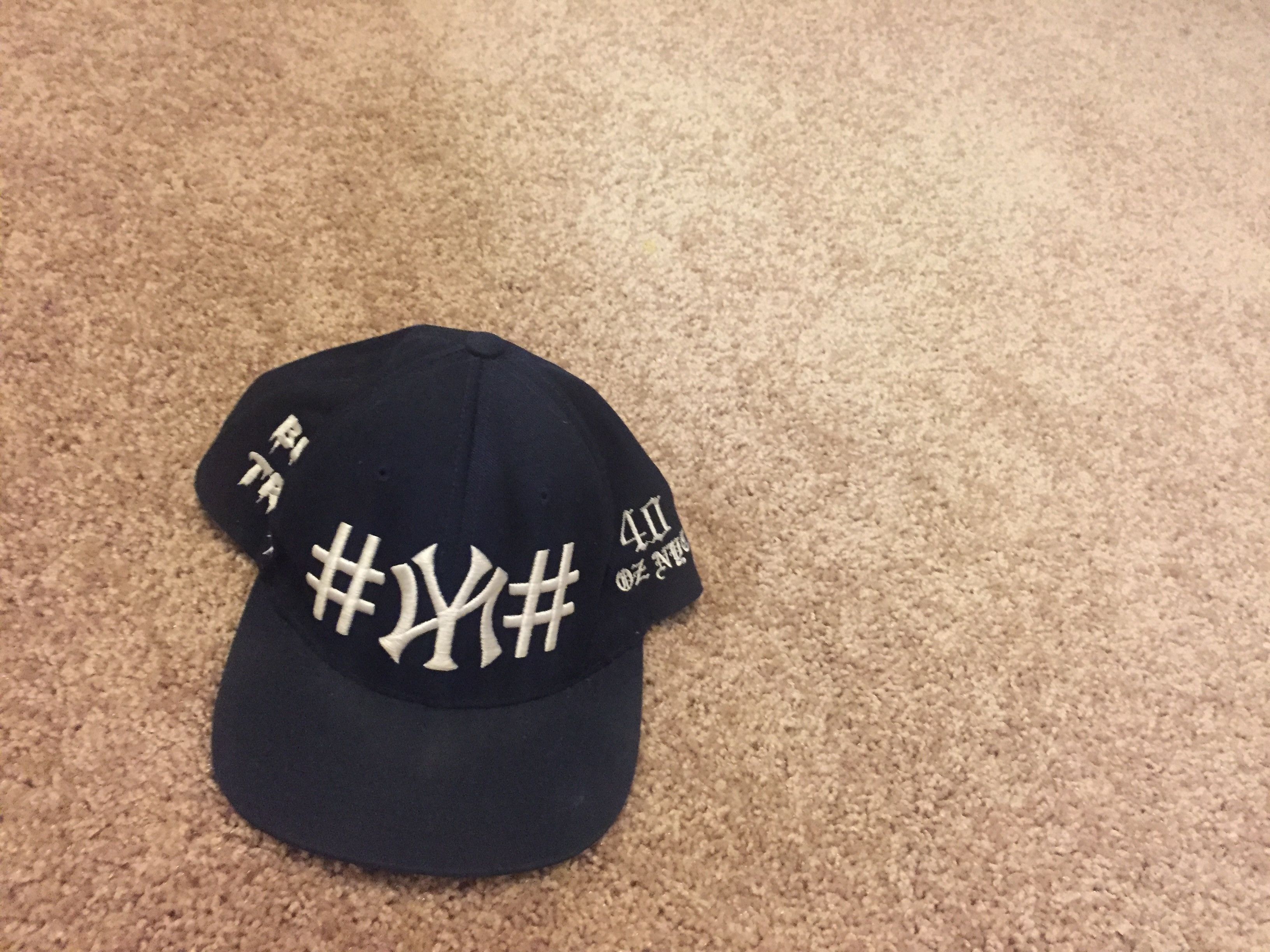 40oz Van popular NYC “RICH” Black Snapback Hat