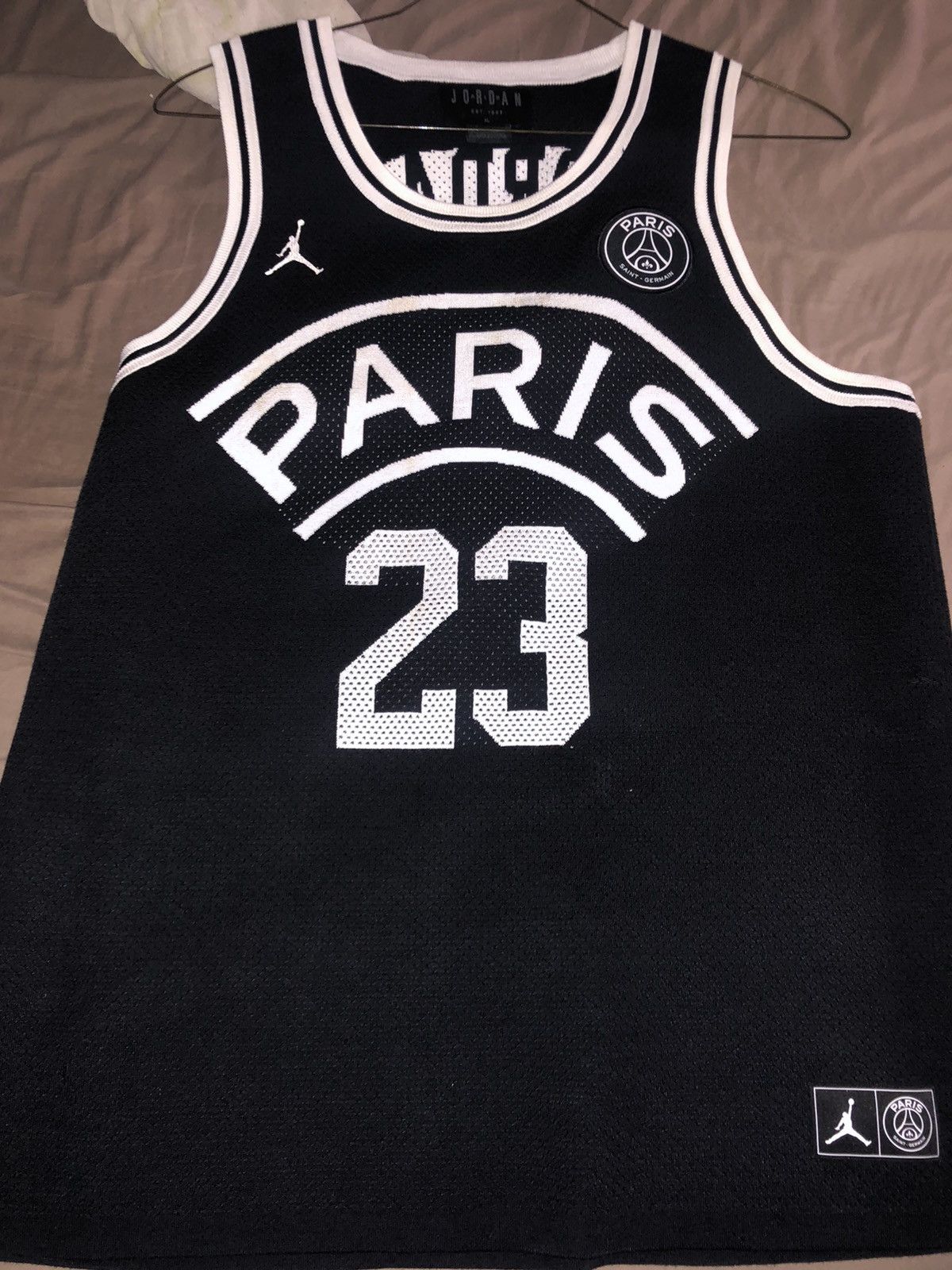 PSG x Jordan Basketball Jersey Paris Saint Germain
