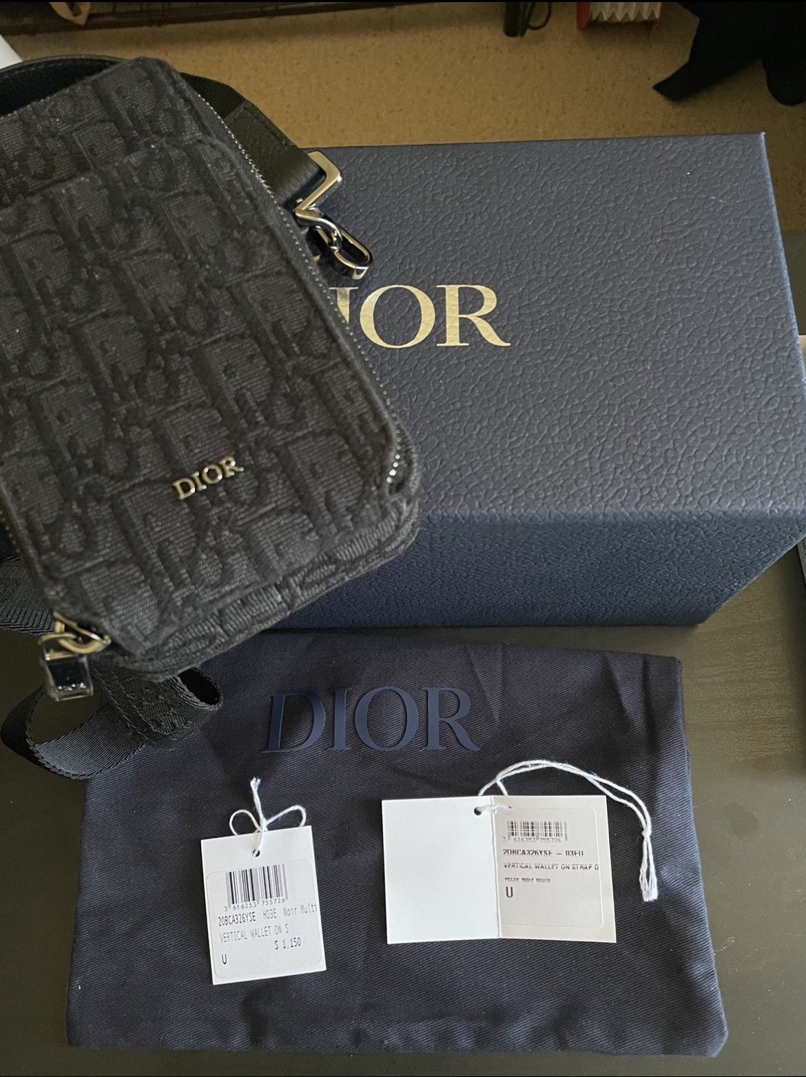 Dior Dior Black Oblique Crossbody Bag Pouch Size ONE SIZE - 17 Thumbnail