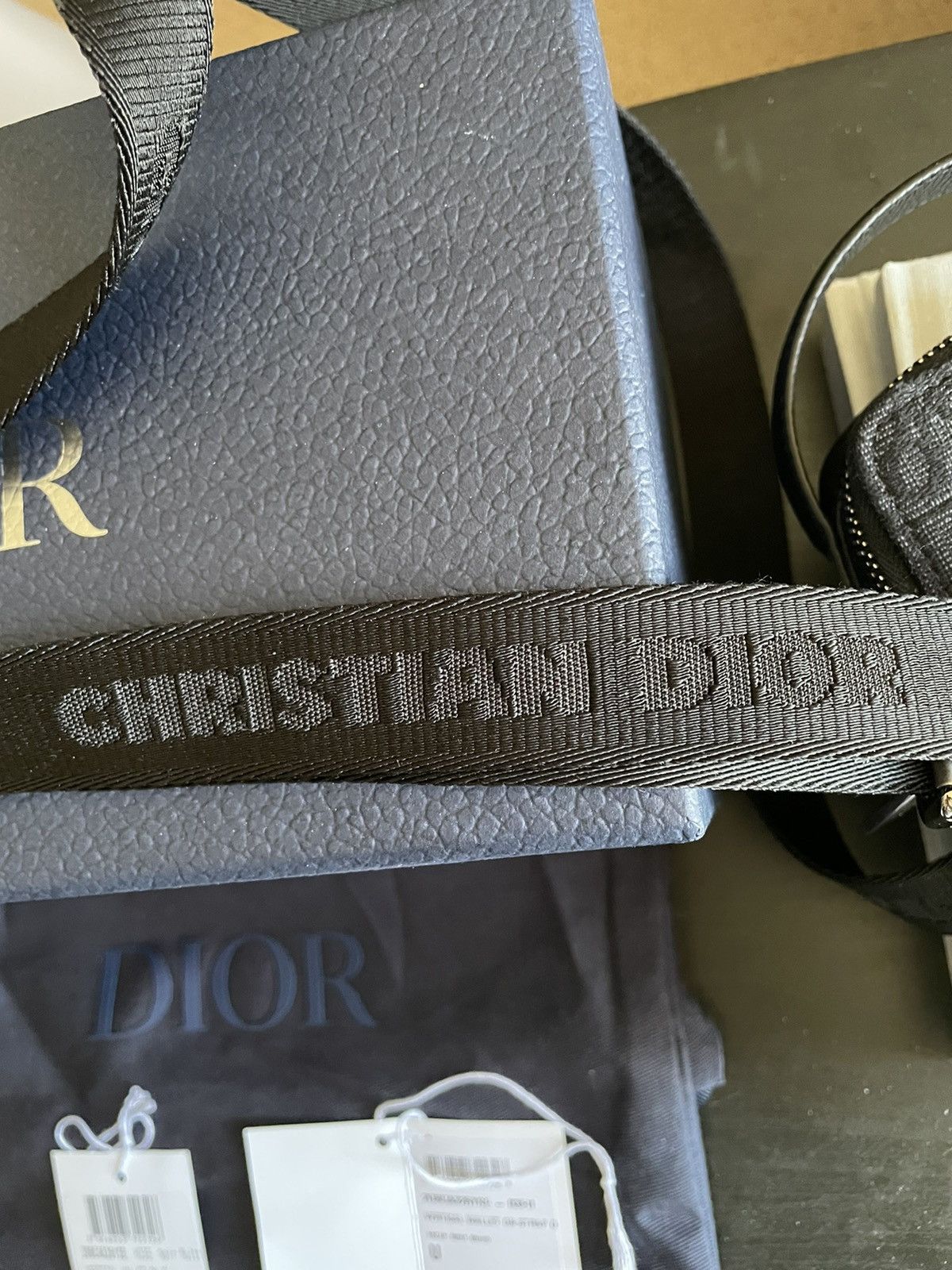 Dior Dior Black Oblique Crossbody Bag Pouch Size ONE SIZE - 19 Thumbnail