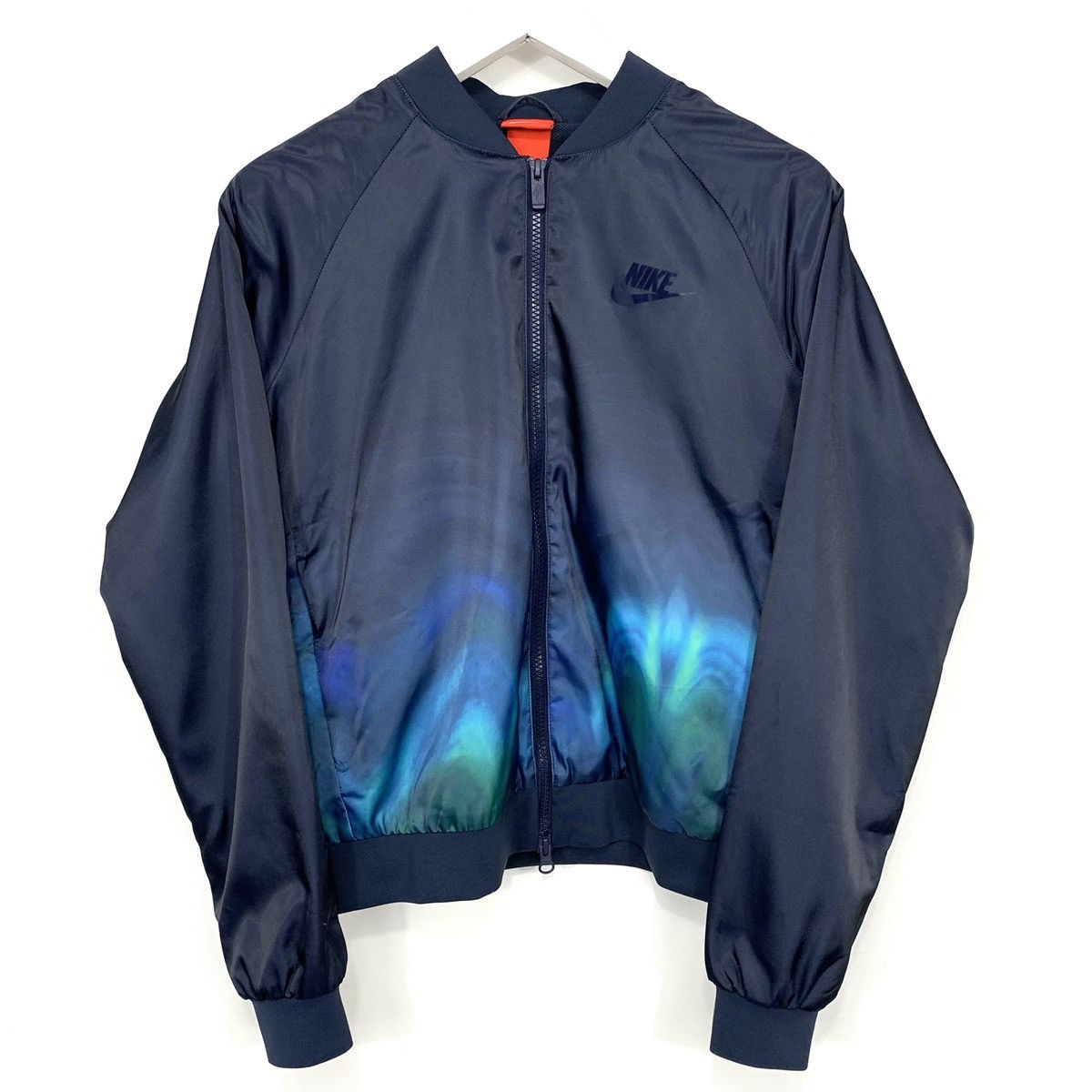 Nike Nike Navy Blue Dyed Light Bomber Jacket Size US S / EU 44-46 / 1 - 6 Thumbnail