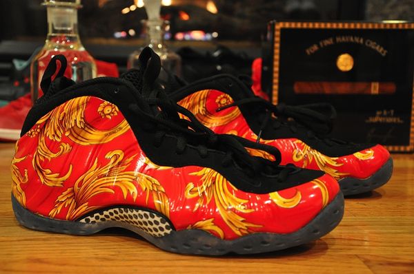 Supreme Supreme x Nike Air Foamposite One SP 2014 Red/Gold Size 10