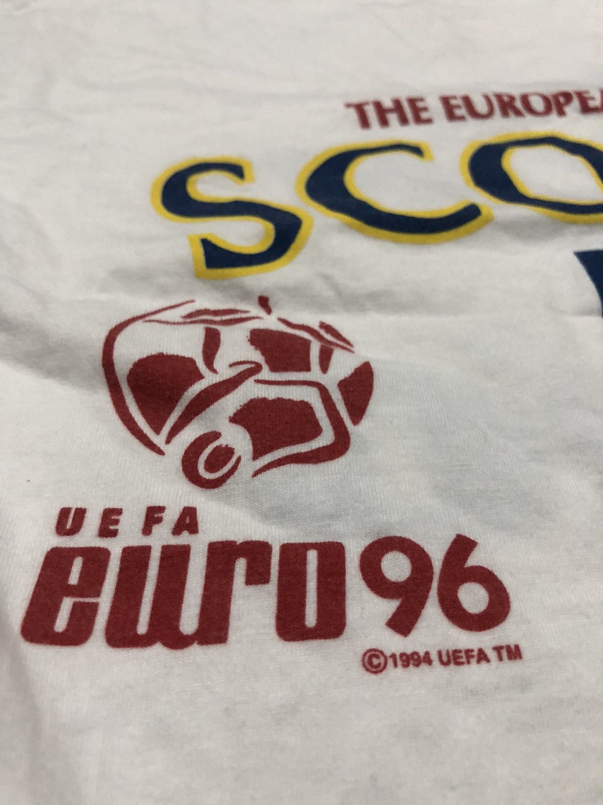 Umbro × Vintage Vintage 1994 Ueropean Championship Scotland Umbro T-Shirt Size US M / EU 48-50 / 2 - 3 Thumbnail