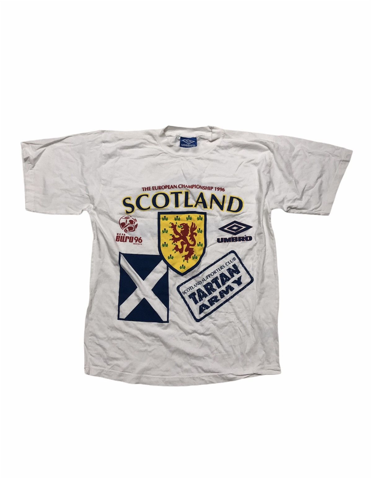 Umbro × Vintage Vintage 1994 Ueropean Championship Scotland Umbro T-Shirt Size US M / EU 48-50 / 2 - 1 Thumbnail
