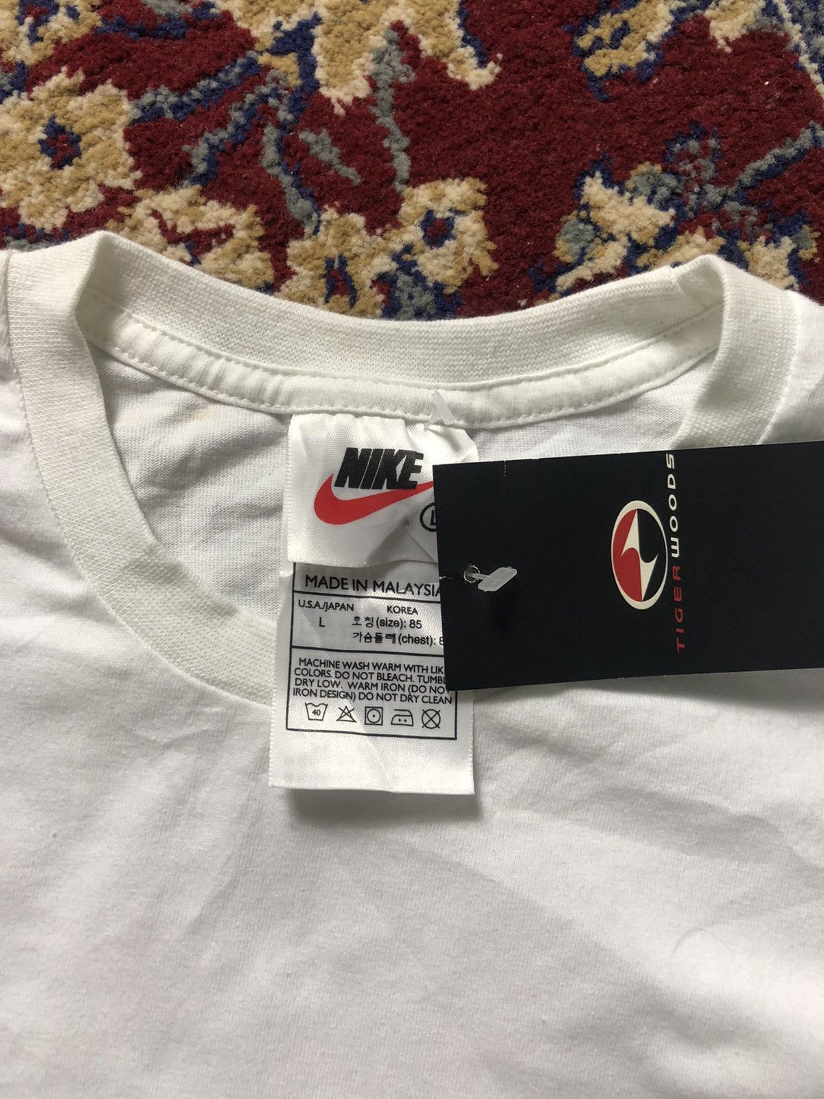 Nike Vintage 90’s Nike Tiger Woods New With Tag T-Shirt Size US S / EU 44-46 / 1 - 6 Thumbnail