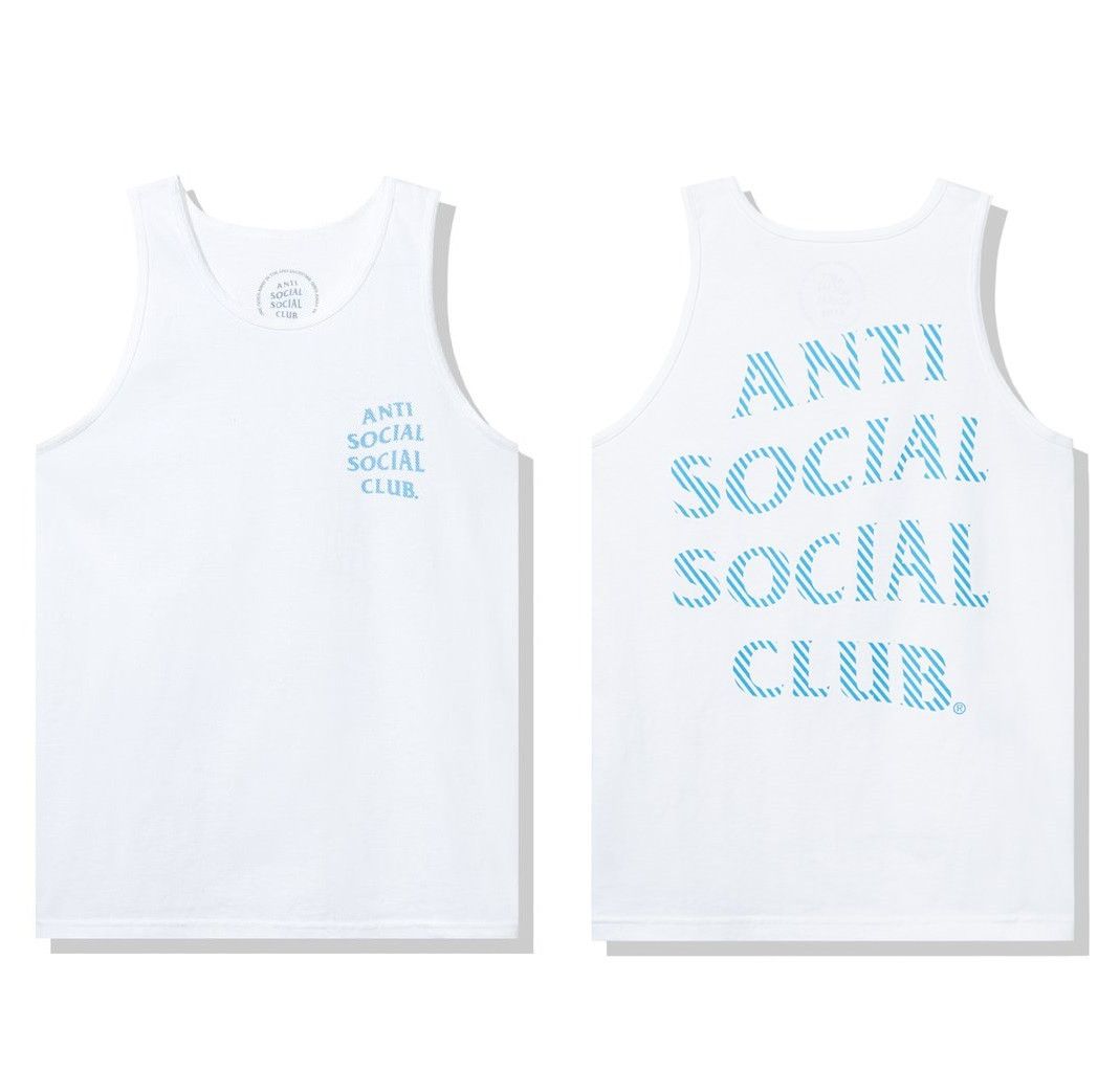 Anti Social Social Club DS ASSC Goodbye Summer White Tank Tee FTP FOG CDG BAPE KITH Size US XL / EU 56 / 4 - 6 Thumbnail